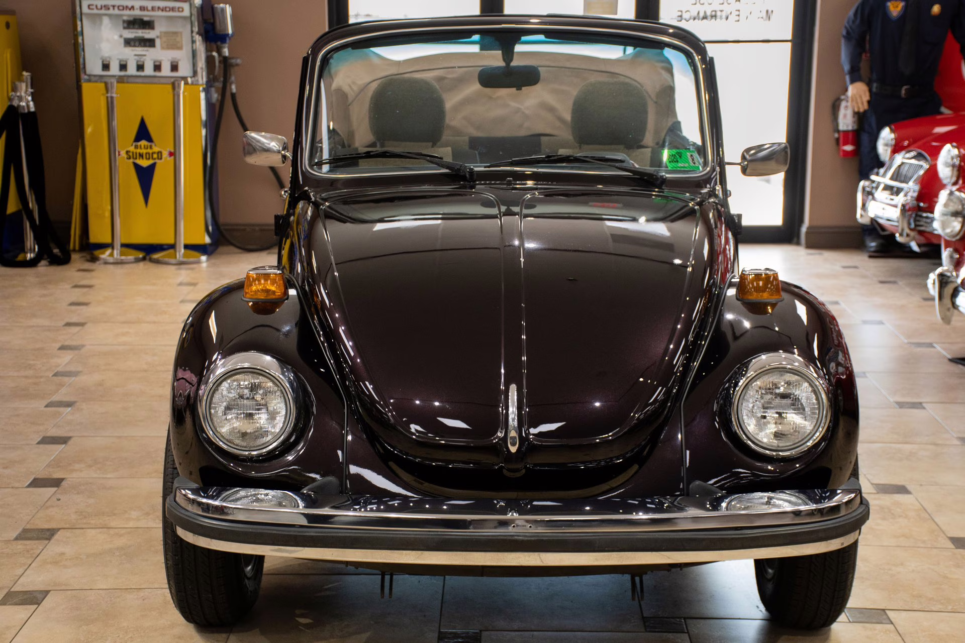 1977 Black Cherry Volkswagen Super Beetle