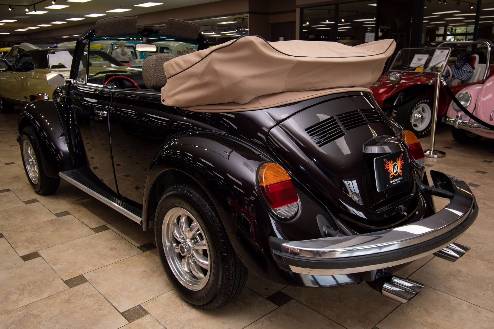 1977 Black Cherry Volkswagen Super Beetle