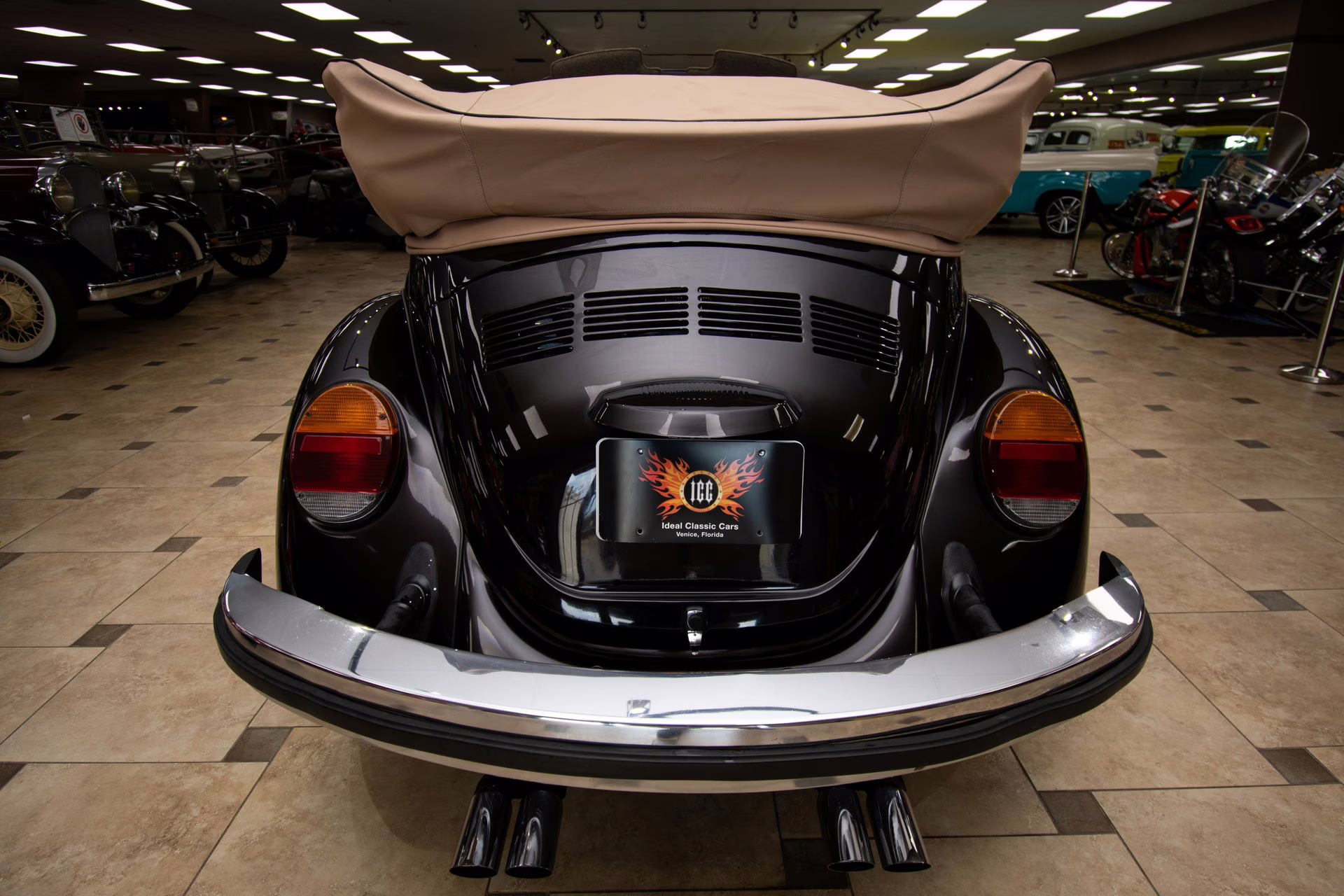 1977 Black Cherry Volkswagen Super Beetle