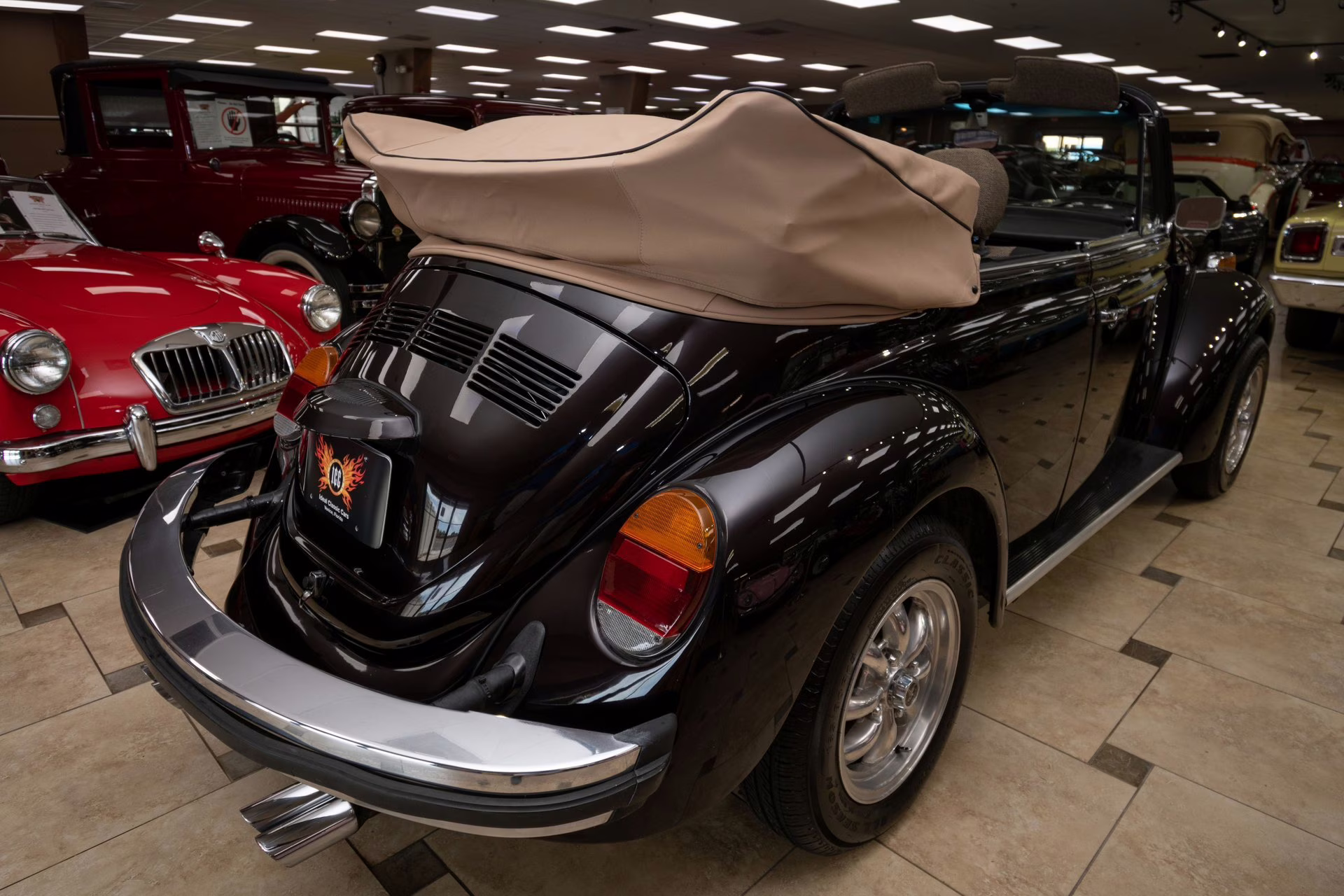 1977 Black Cherry Volkswagen Super Beetle