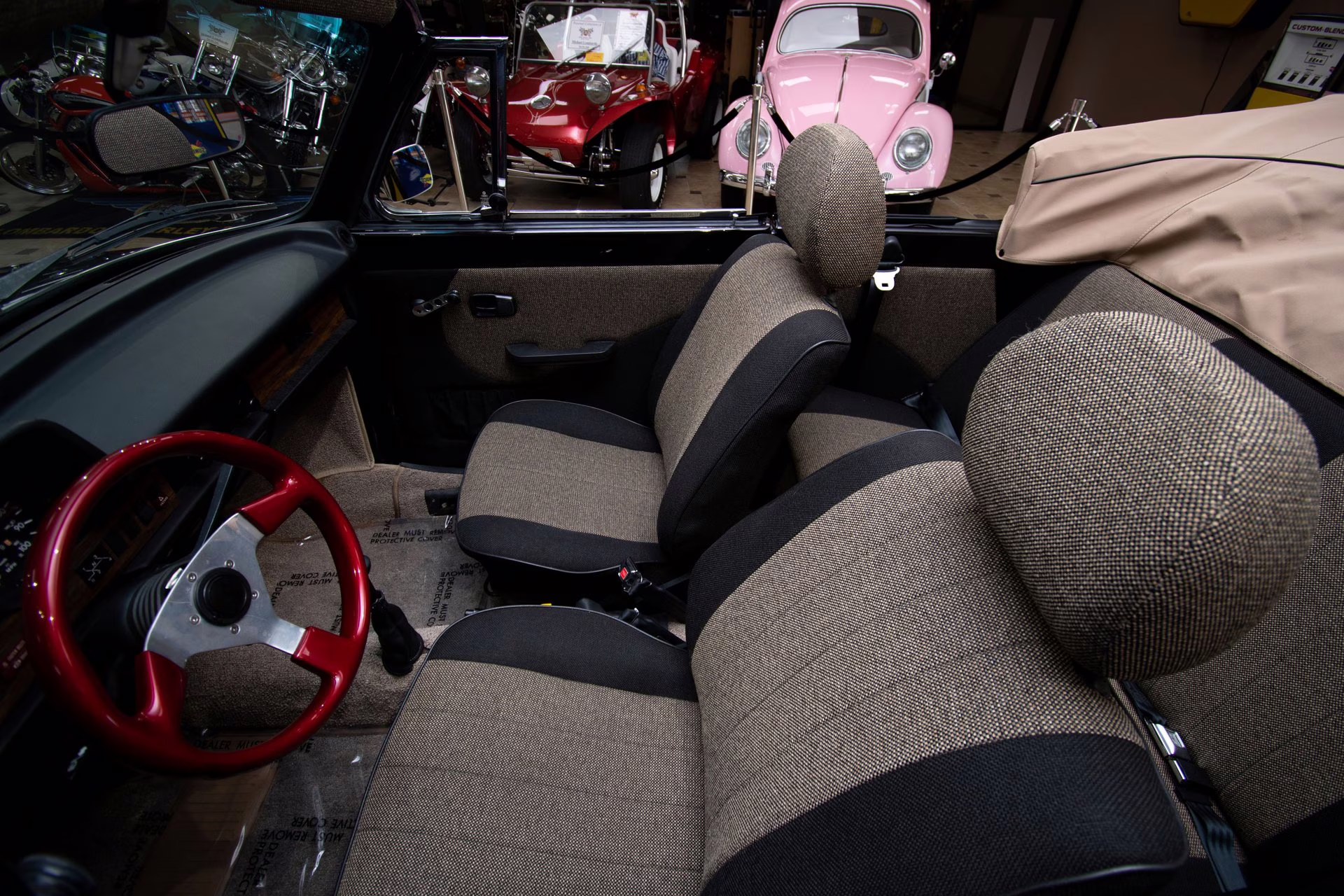 1977 Black Cherry Volkswagen Super Beetle