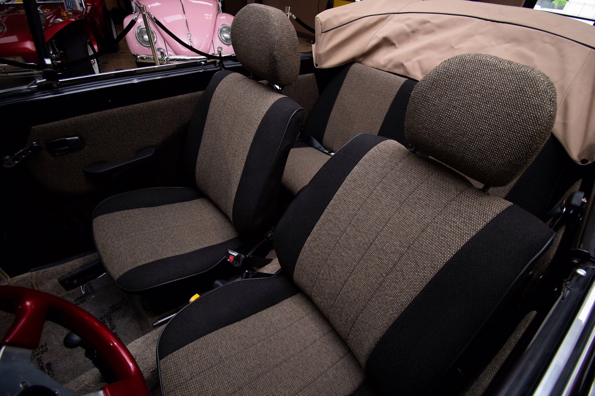 1977 Black Cherry Volkswagen Super Beetle