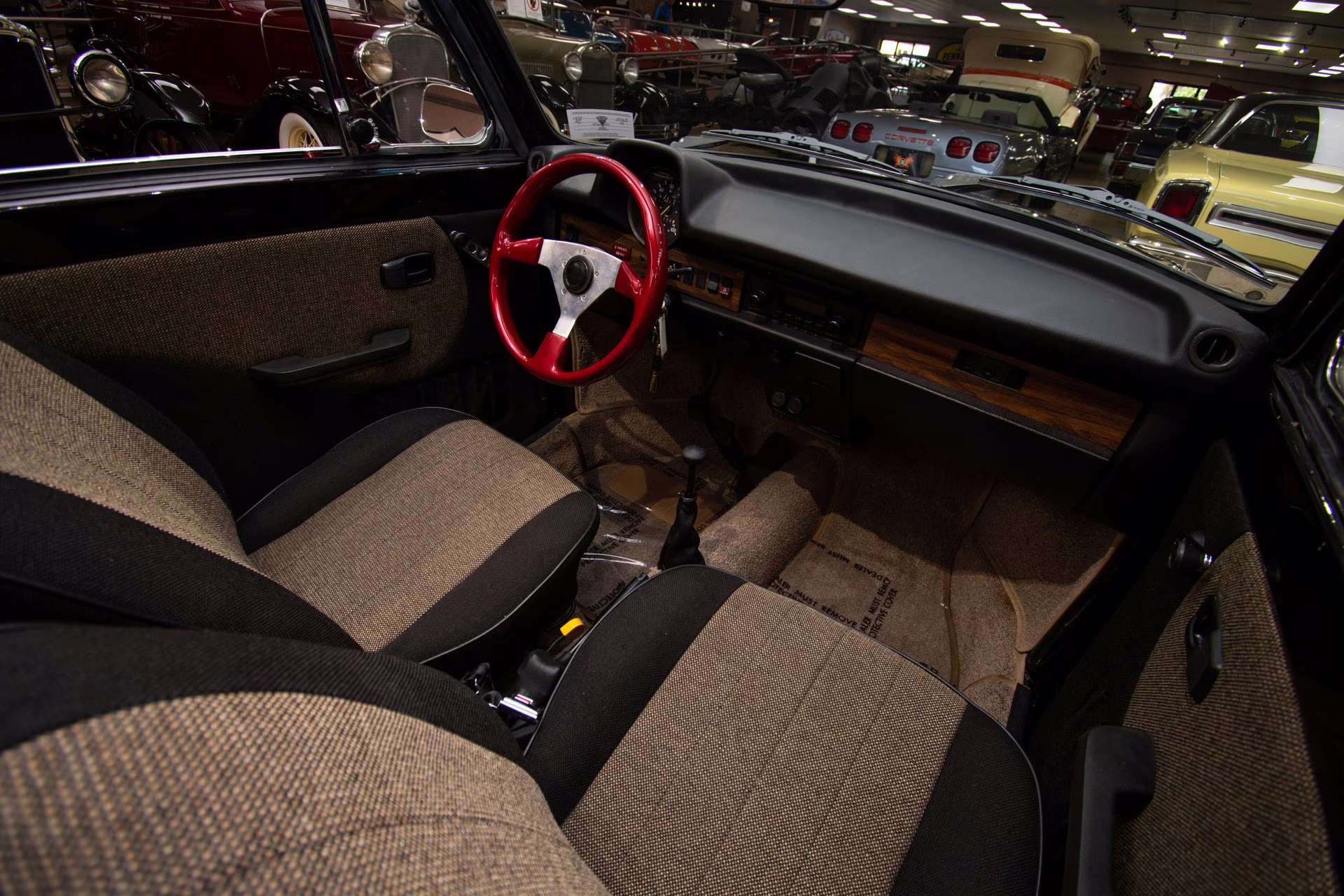 1977 Black Cherry Volkswagen Super Beetle