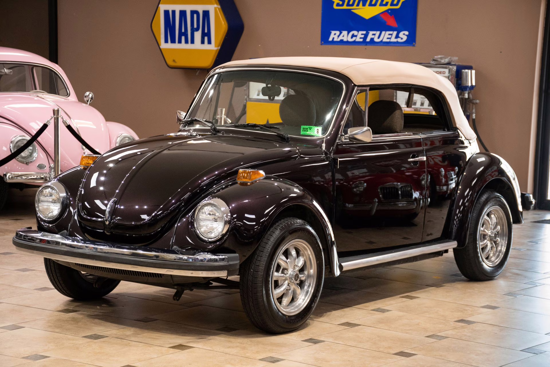 1977 Black Cherry Volkswagen Super Beetle