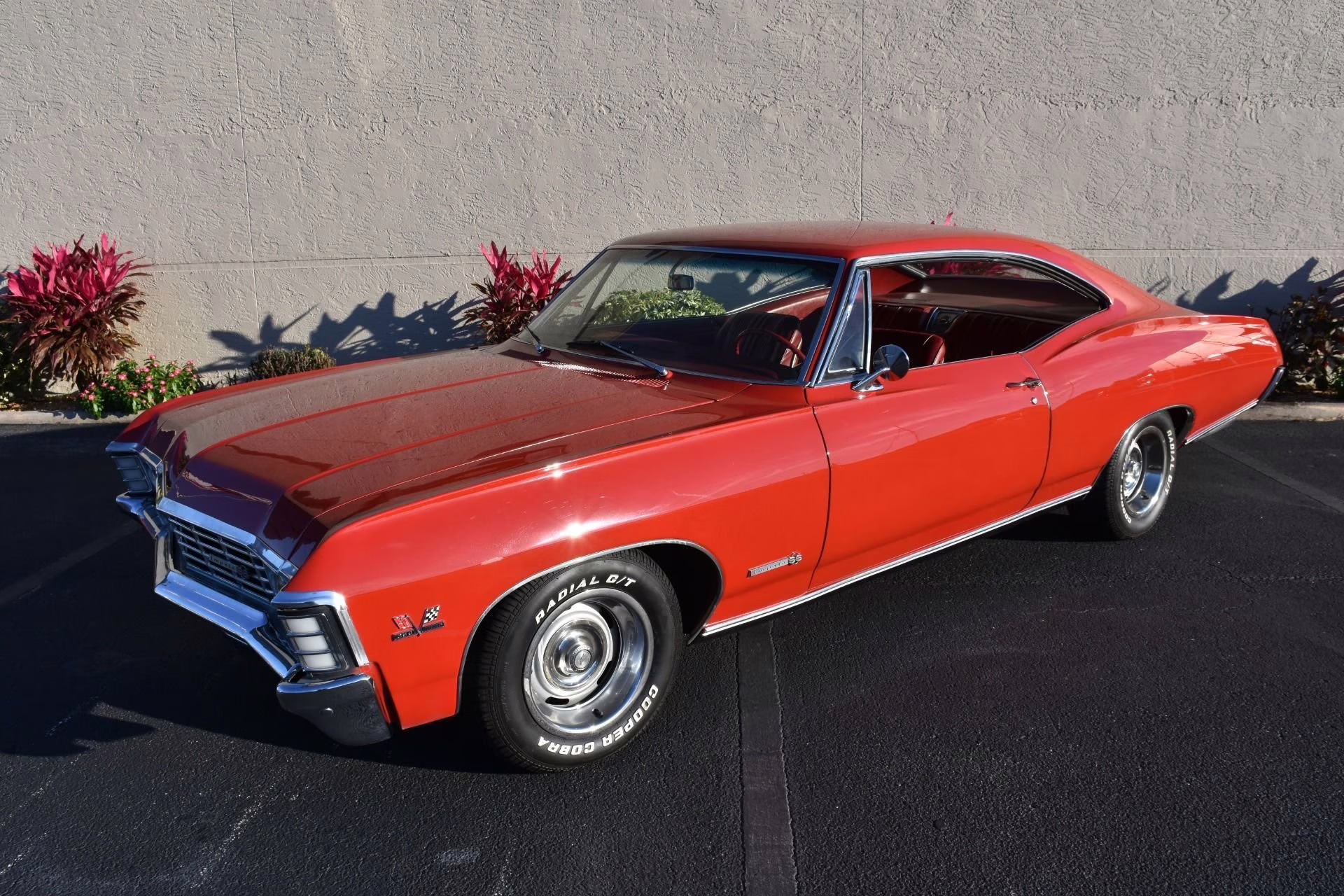 1967 Red Chevrolet Impala Coupe