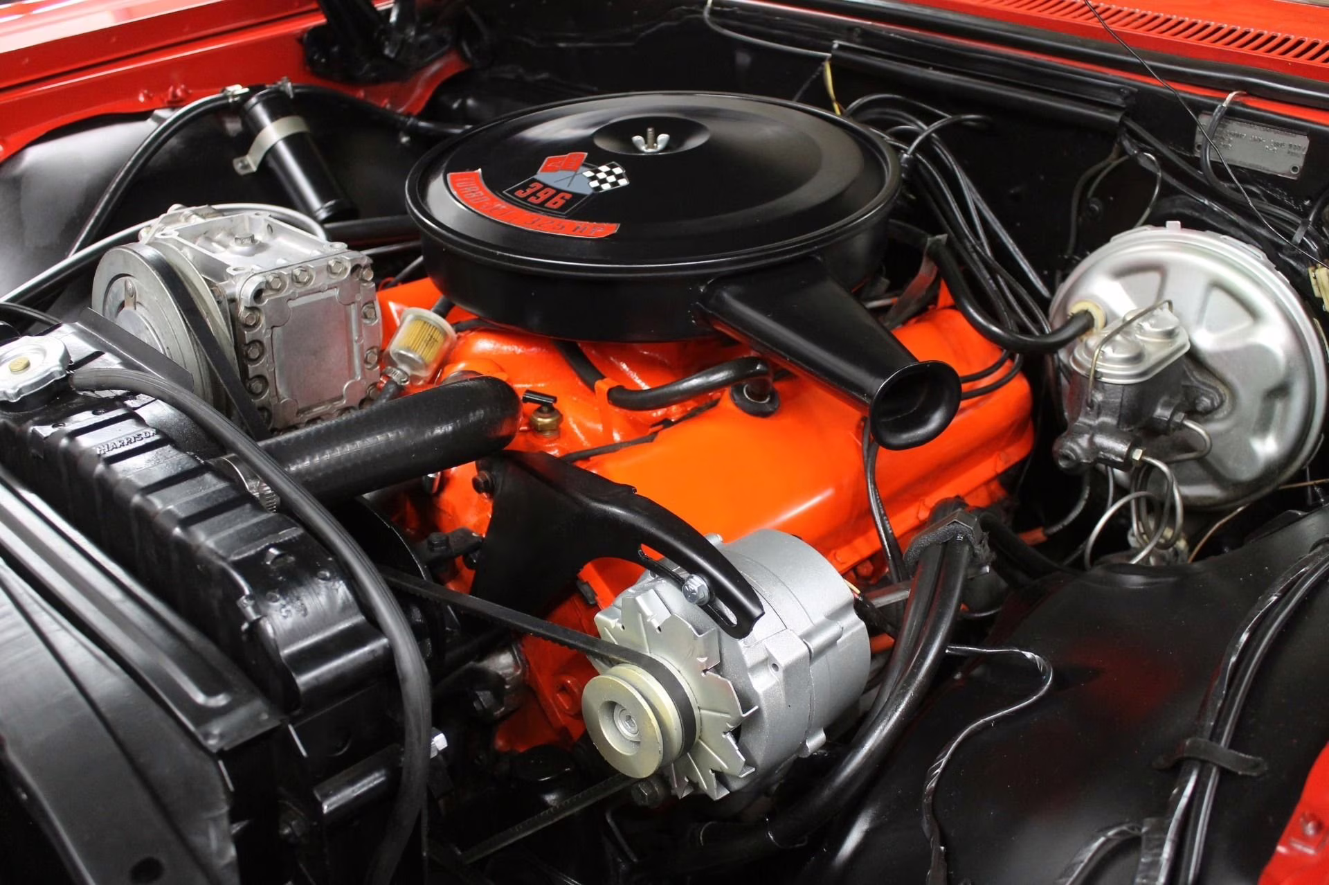 1967 Red Chevrolet Impala Coupe