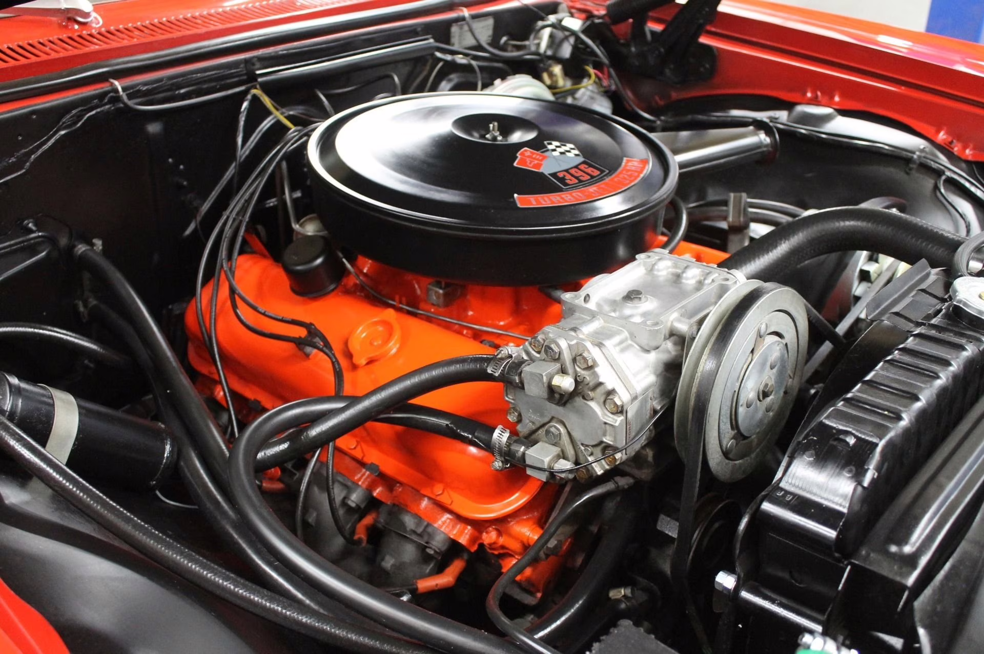 1967 Red Chevrolet Impala Coupe