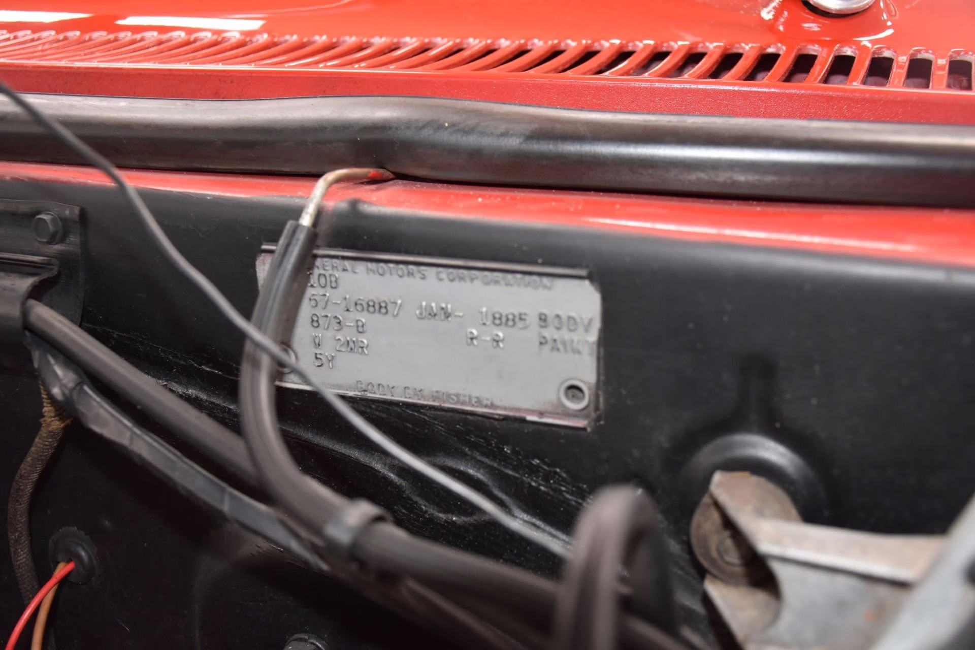 1967 Red Chevrolet Impala Coupe