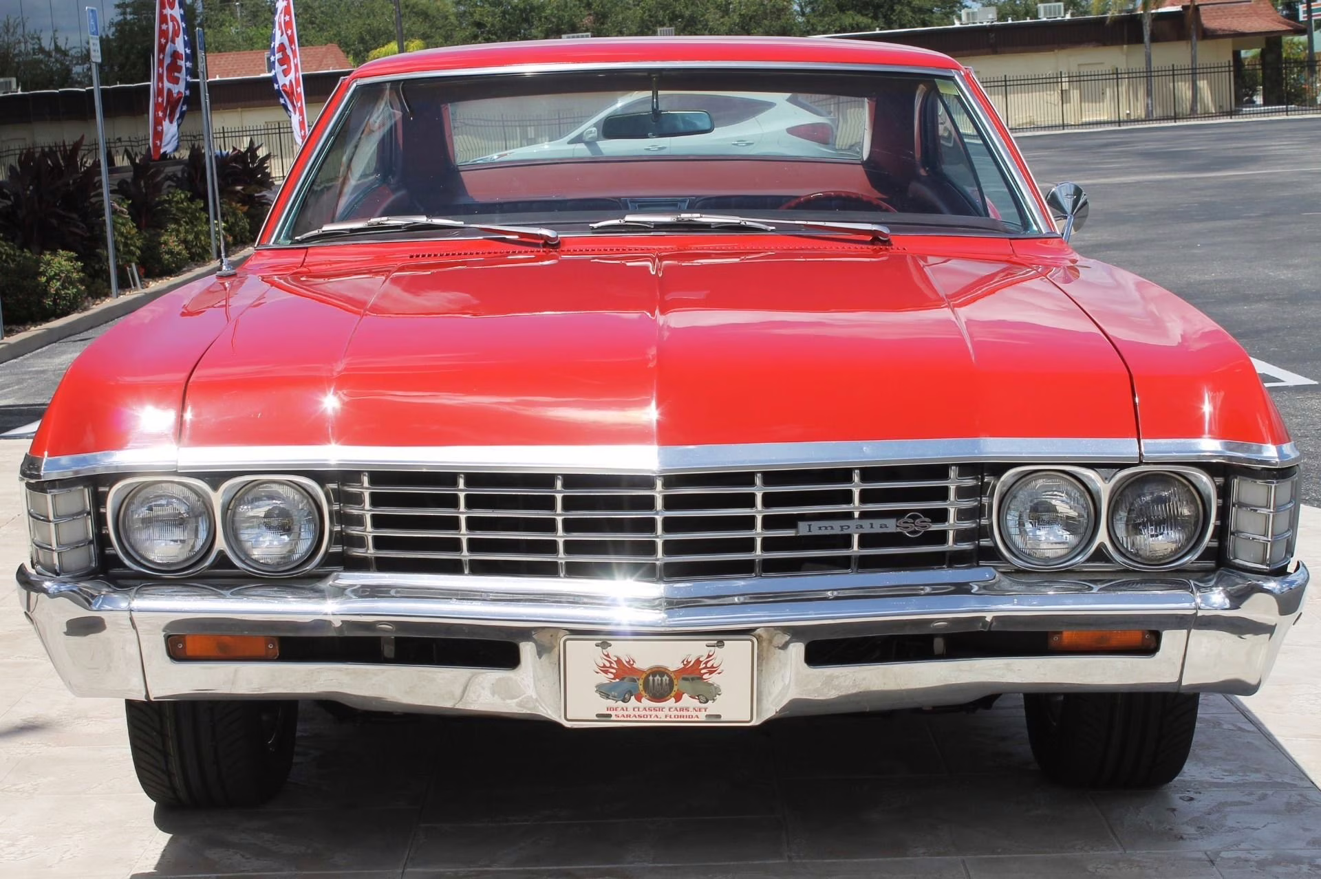 1967 Red Chevrolet Impala Coupe