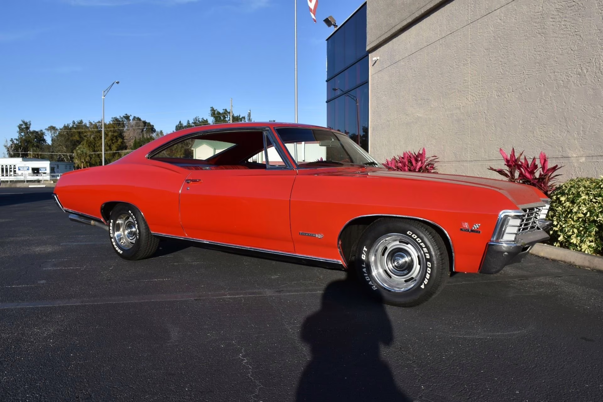 1967 Red Chevrolet Impala Coupe