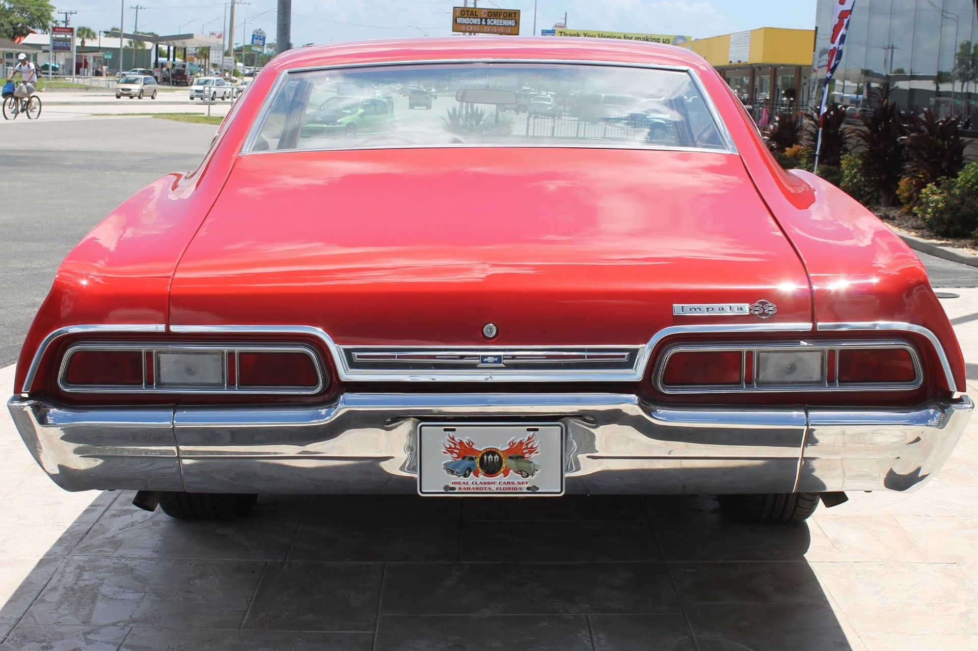1967 Red Chevrolet Impala Coupe