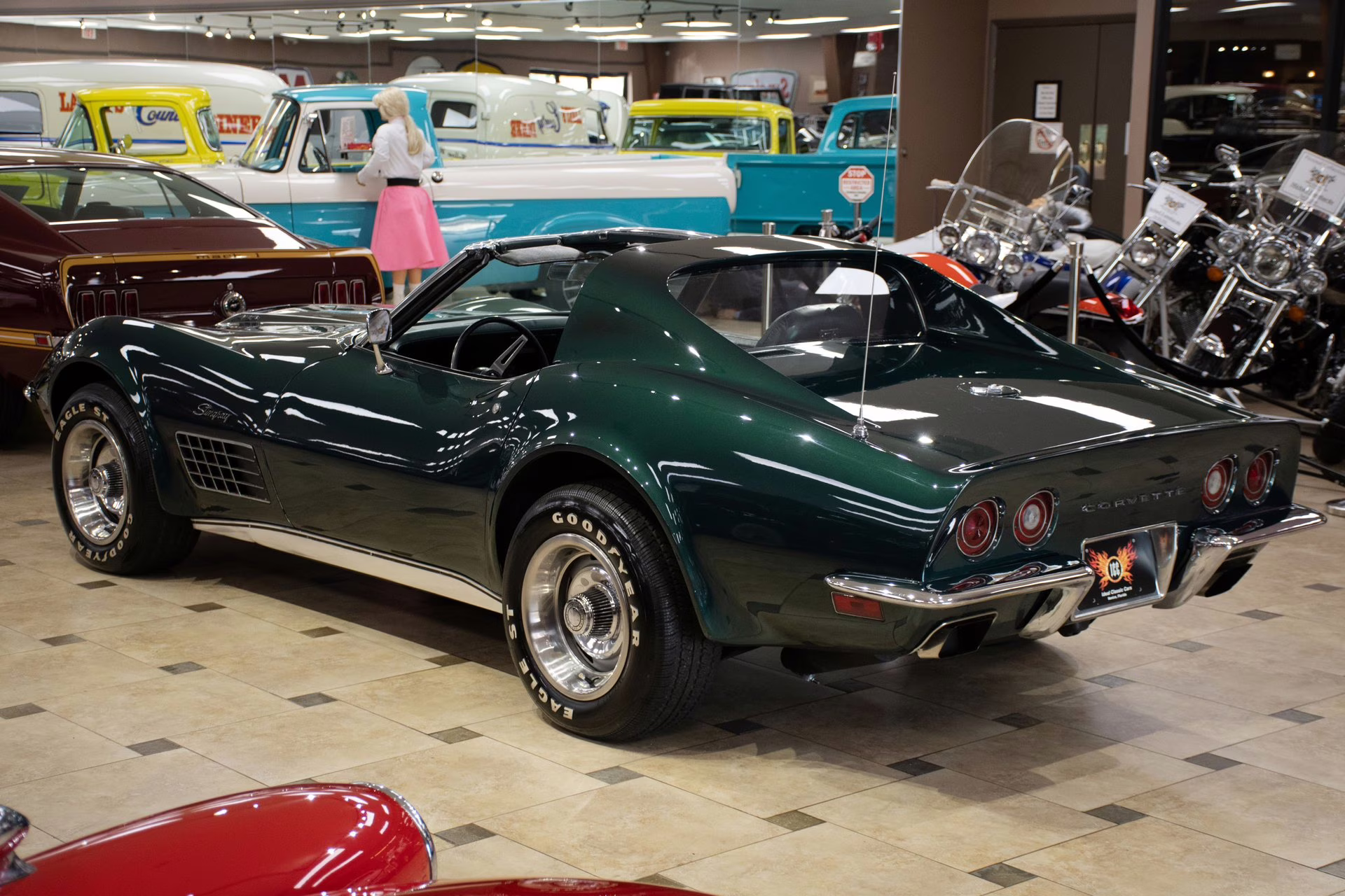 1971 Brands Hatch Green Chevrolet Corvette