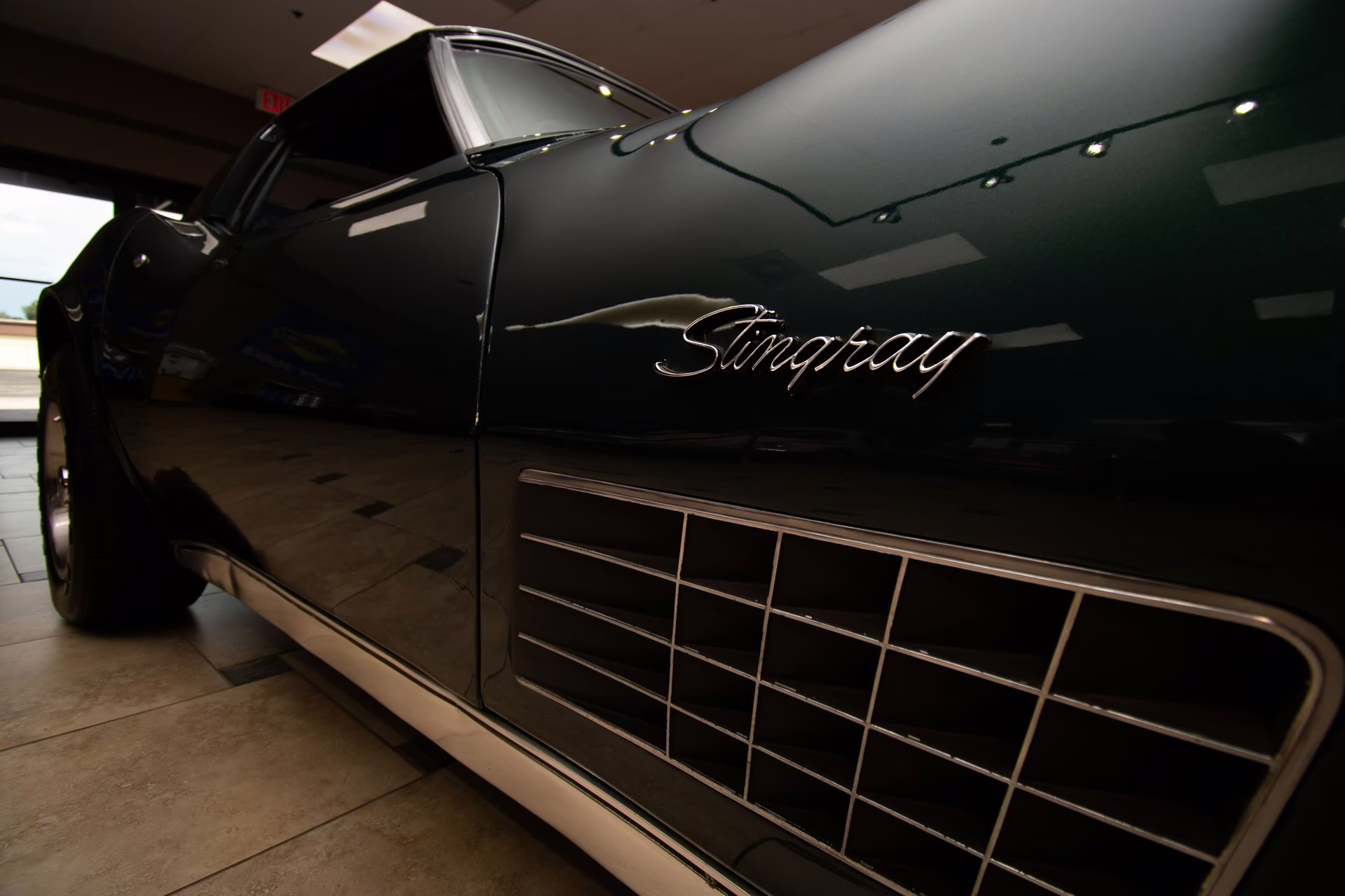 1971 Brands Hatch Green Chevrolet Corvette
