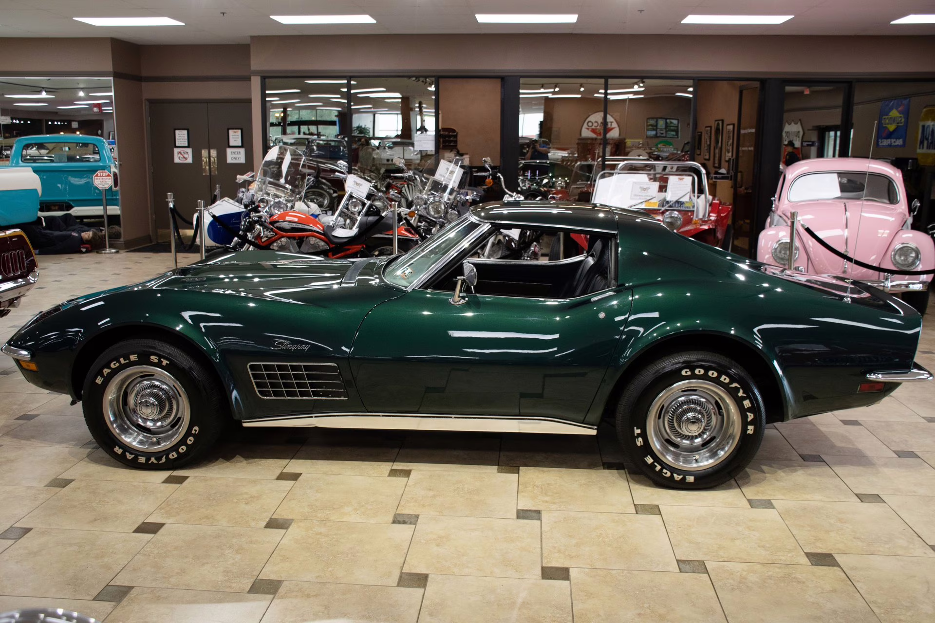 1971 Brands Hatch Green Chevrolet Corvette