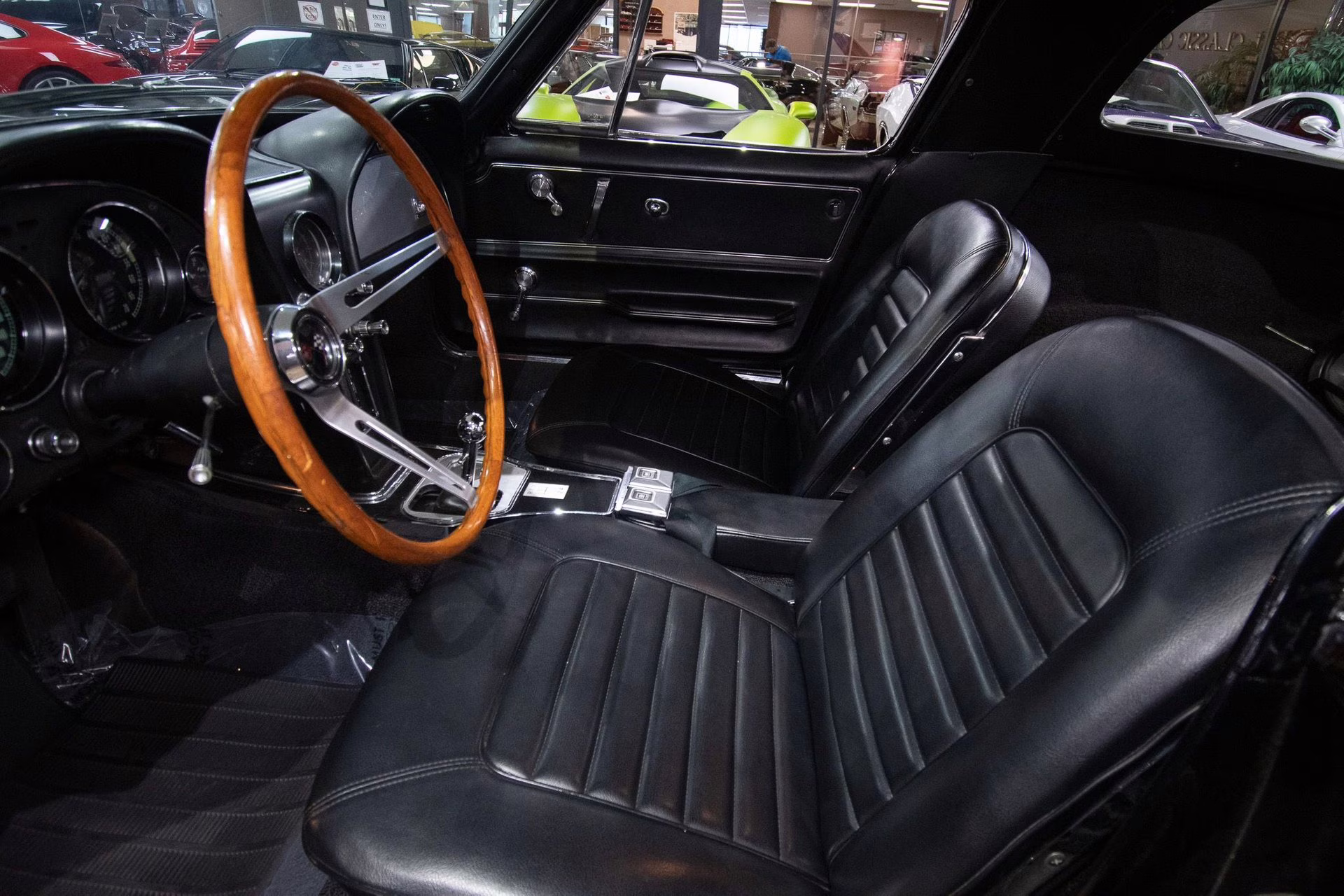 1966 Tuxedo Black Chevrolet Corvette