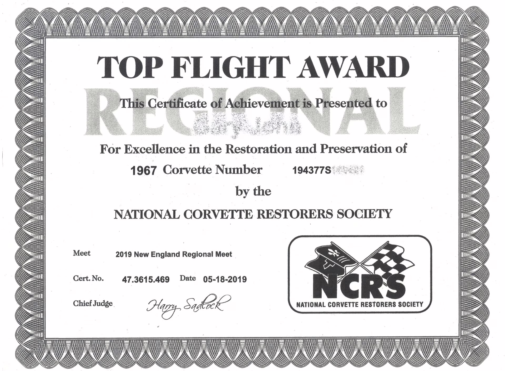 1967 Sunfire Yellow Chevrolet Corvette