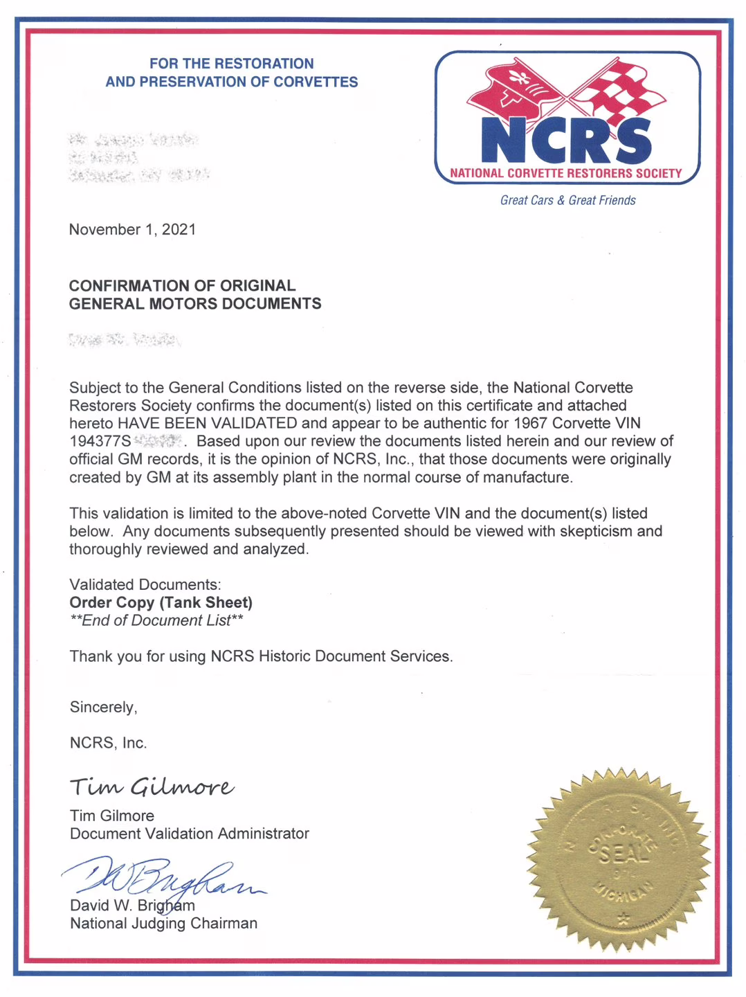 1967 Sunfire Yellow Chevrolet Corvette