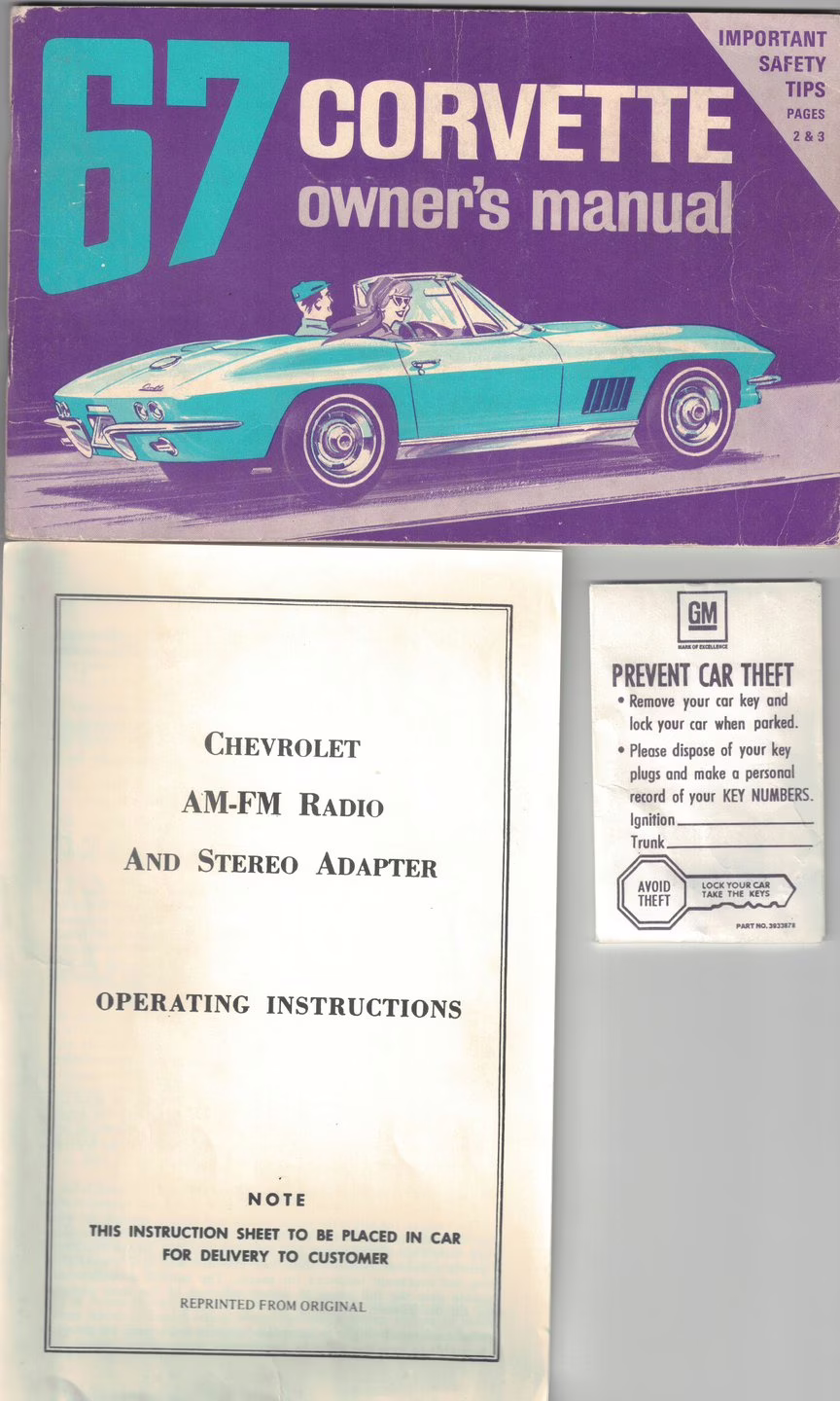 1967 Sunfire Yellow Chevrolet Corvette