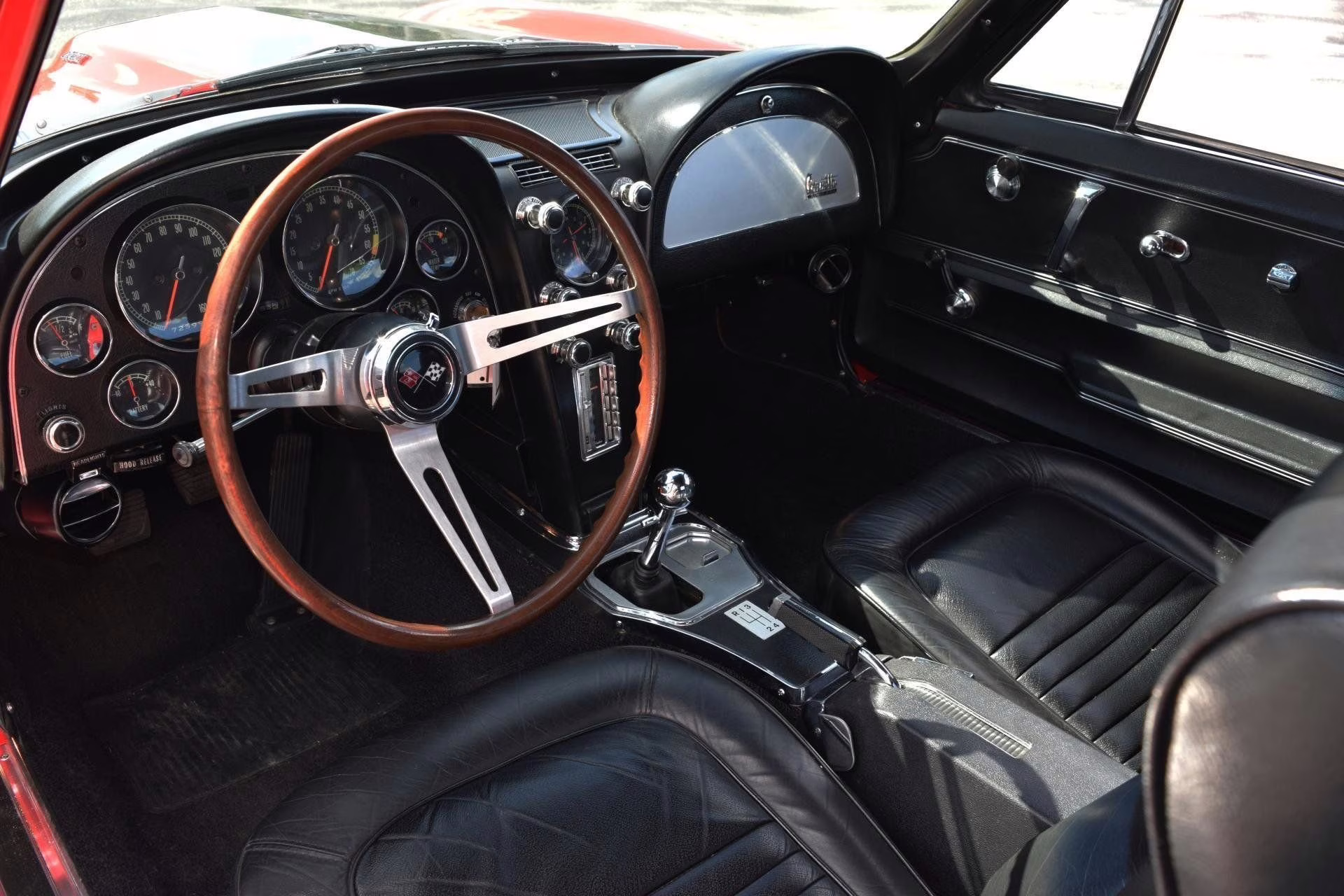 1967 Red Chevrolet Corvette Coupe