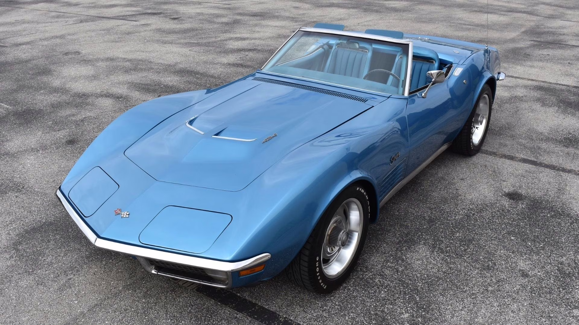 1970 Mulsanne Blue Chevrolet Corvette