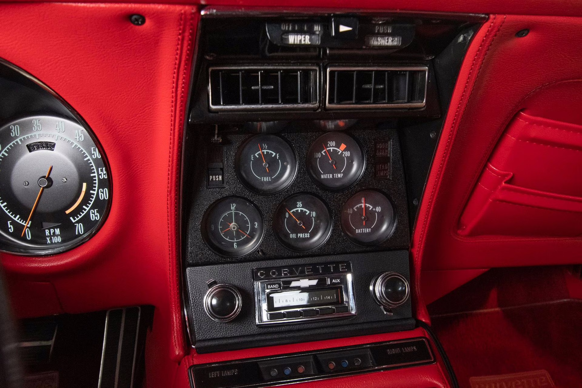 1970 Monza Red Chevrolet Corvette