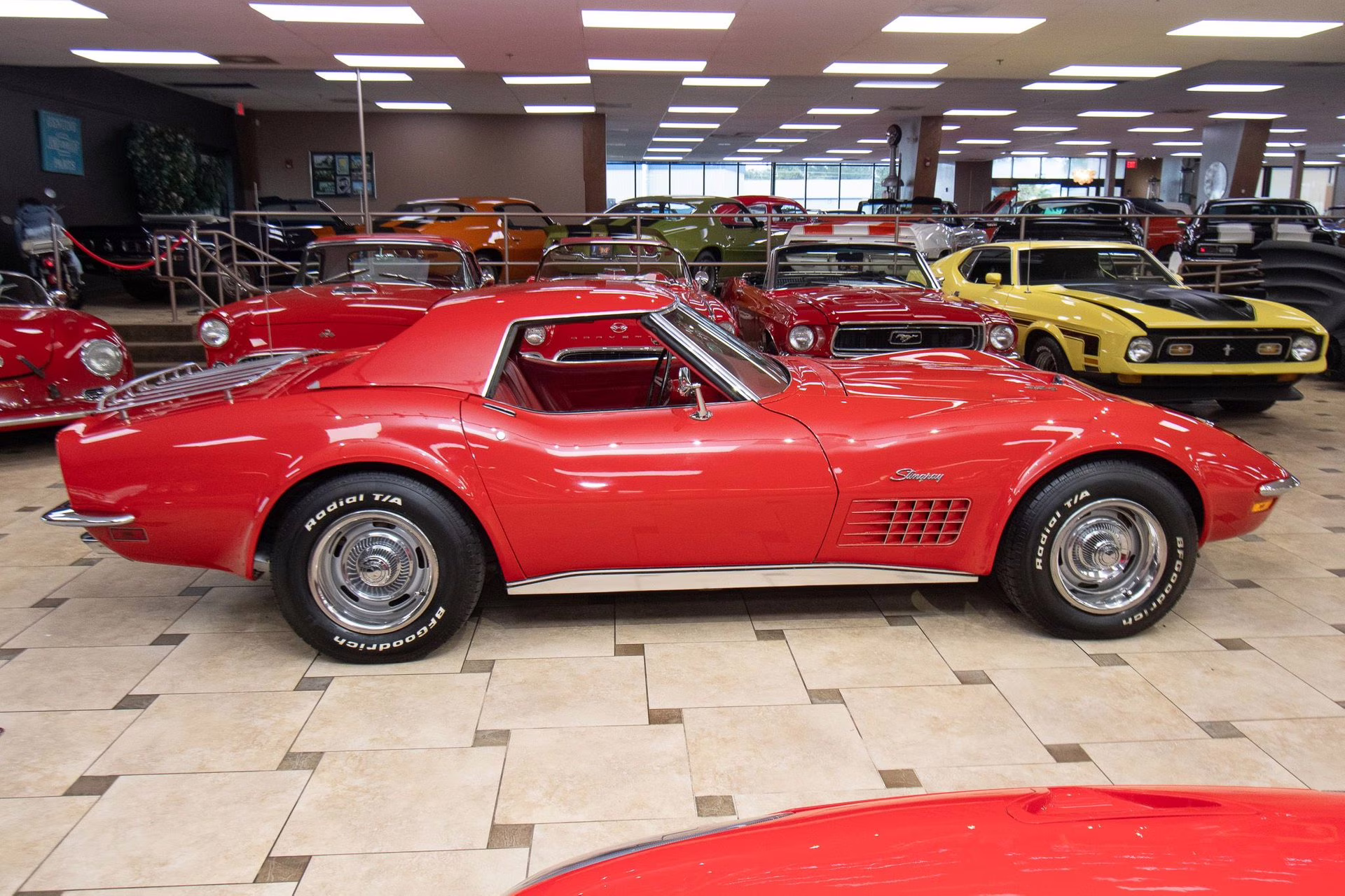 1971 Mille Miglia Red Chevrolet Corvette