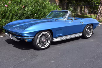 1967 Marina Blue Chevrolet Corvette