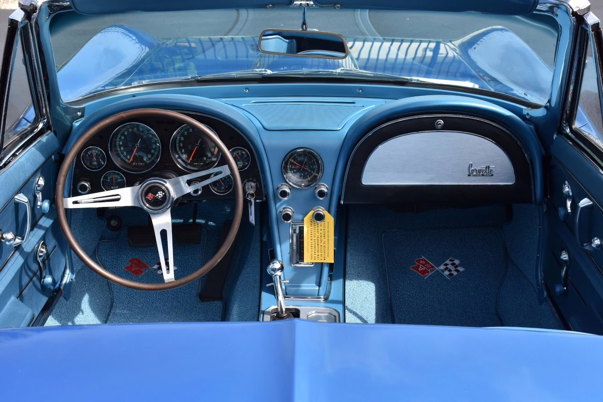 1967 Marina Blue Chevrolet Corvette