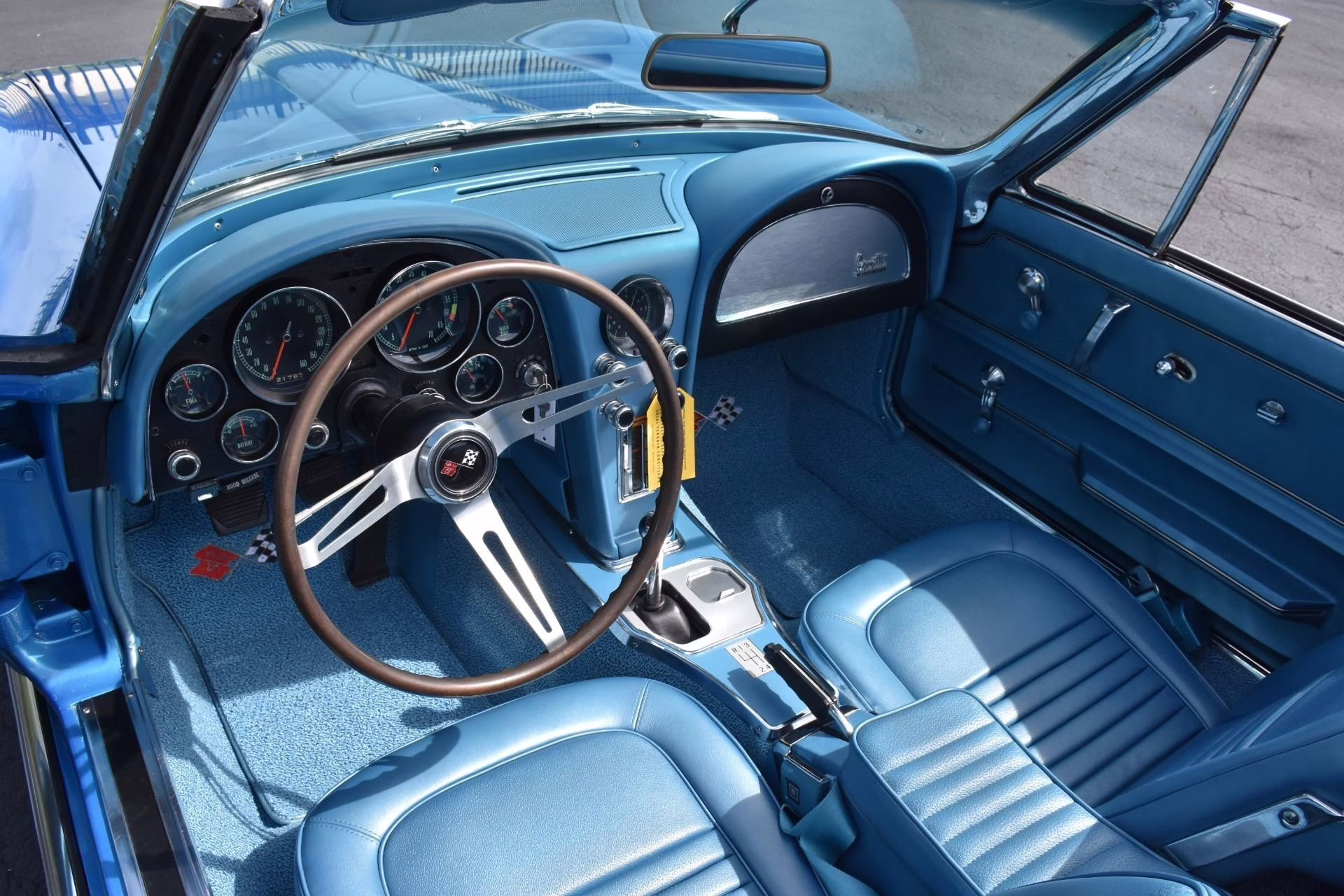 1967 Marina Blue Chevrolet Corvette