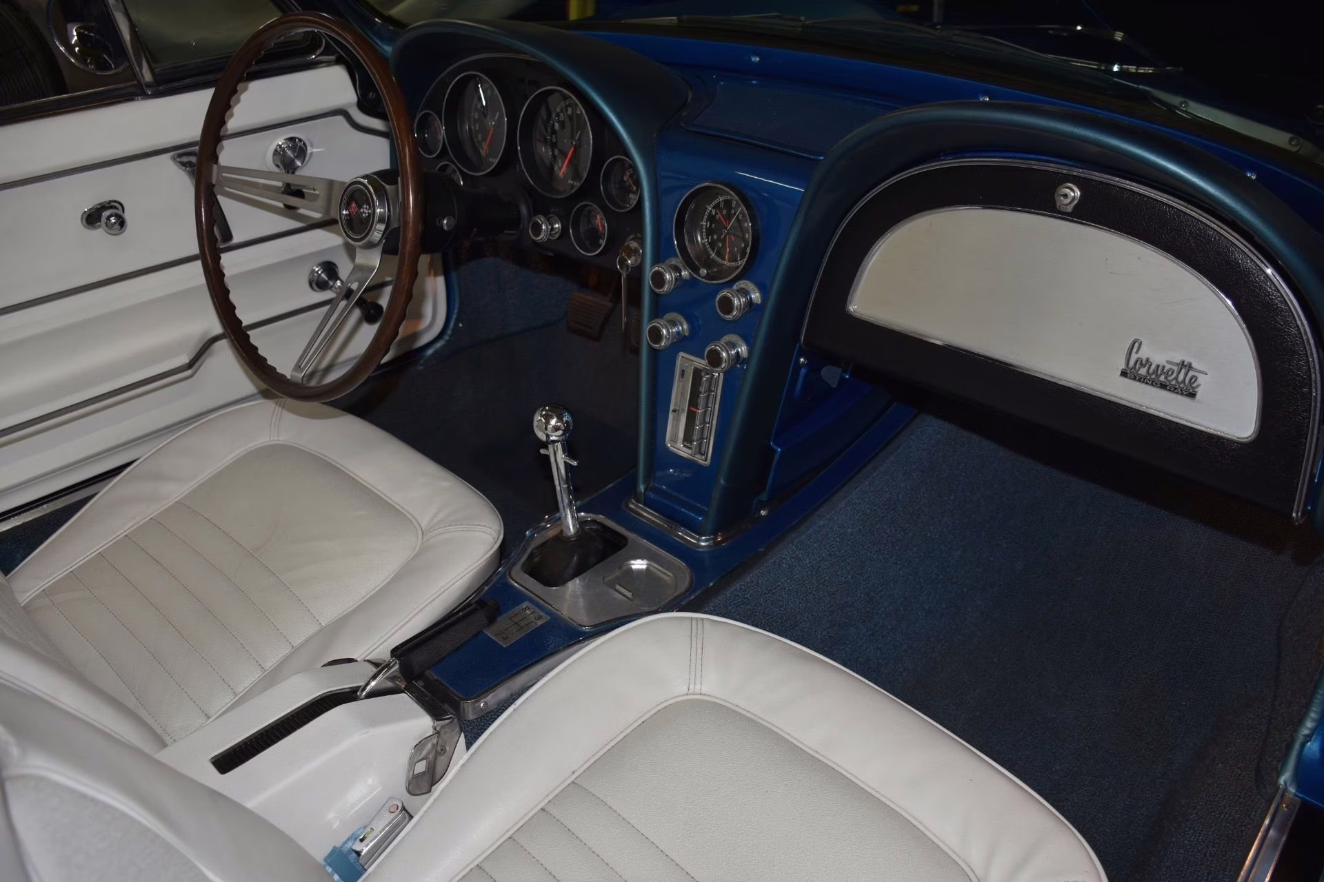 1967 Blue Chevrolet Corvette Convertible