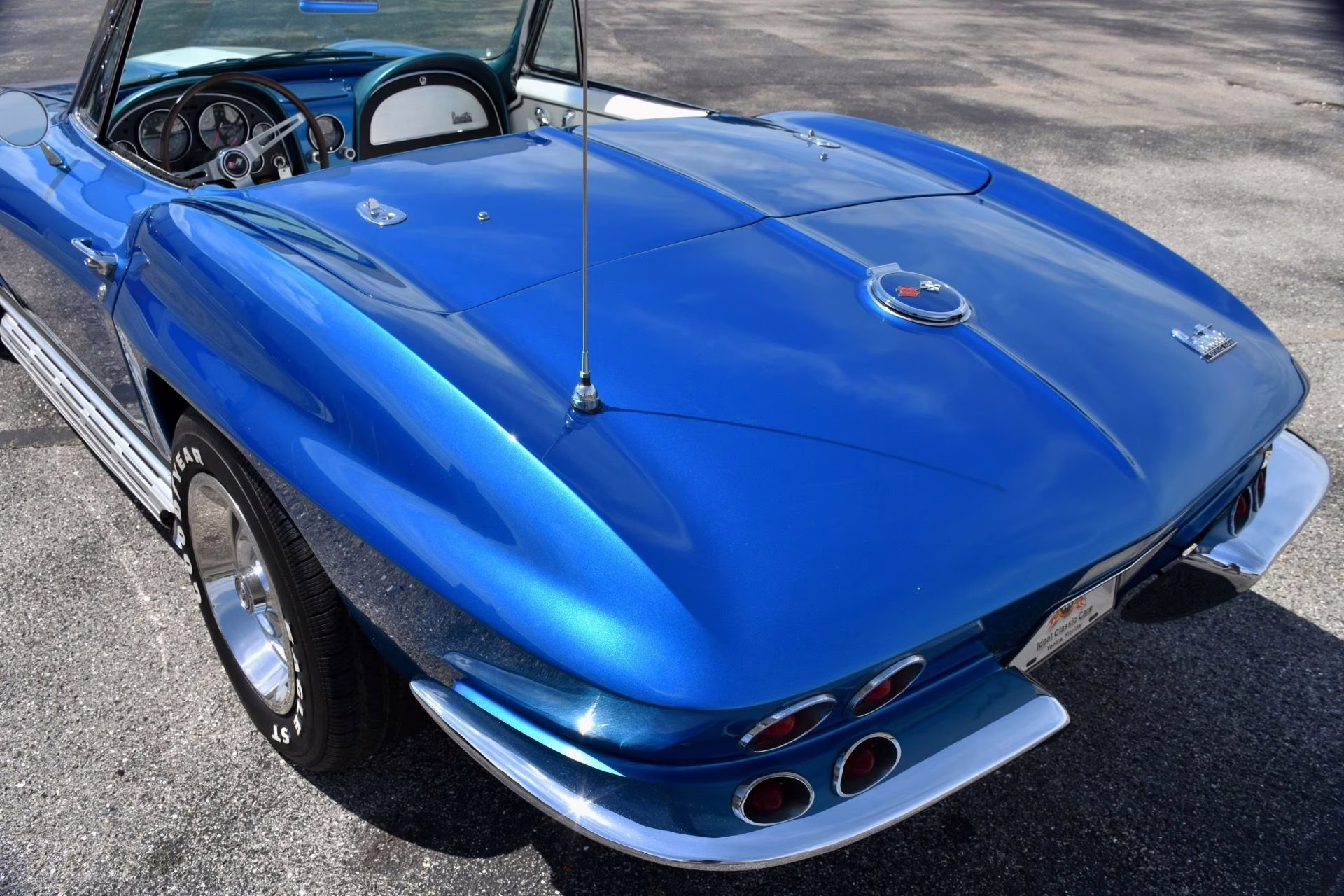 1967 Blue Chevrolet Corvette Convertible