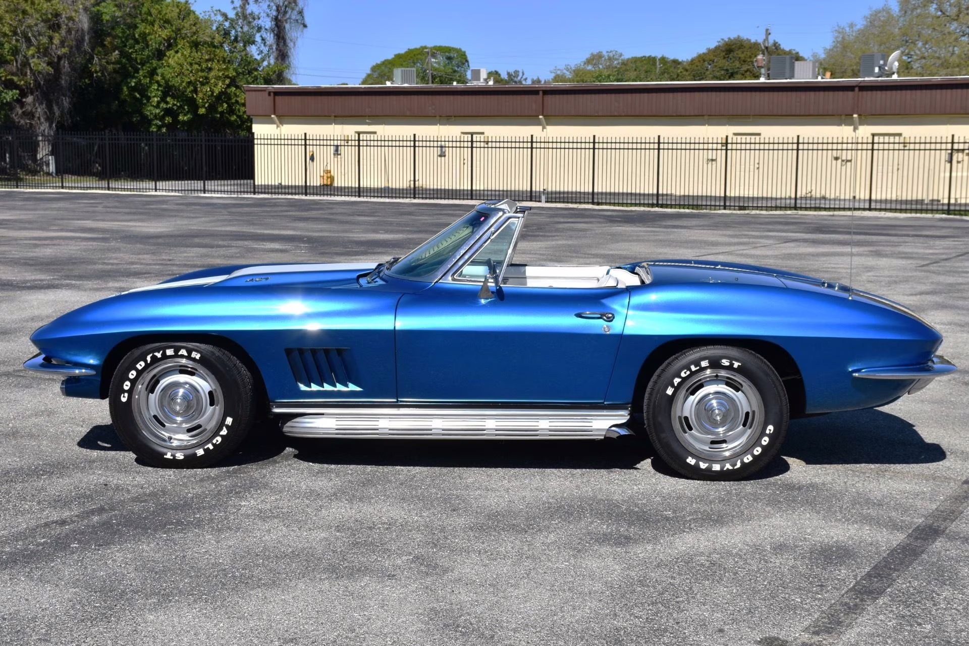 1967 Blue Chevrolet Corvette Convertible