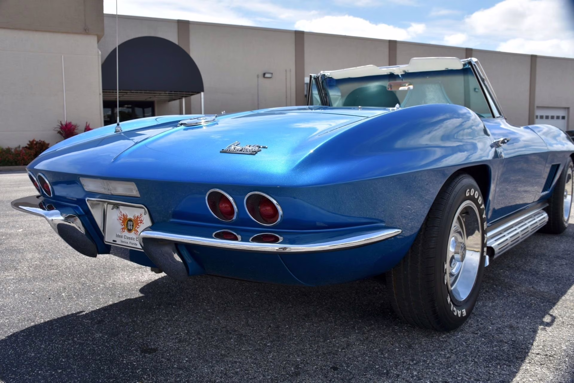 1967 Blue Chevrolet Corvette Convertible