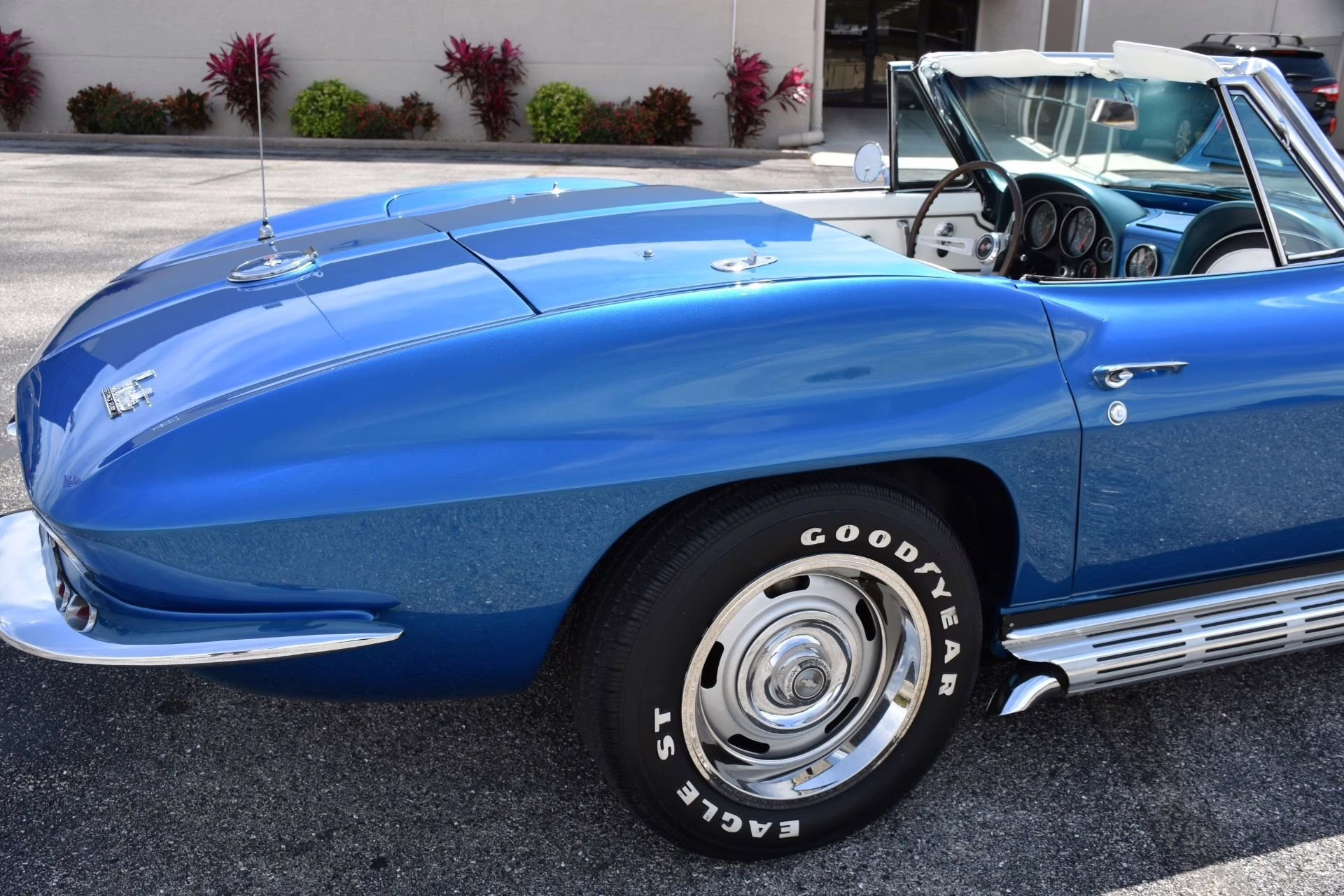 1967 Blue Chevrolet Corvette Convertible