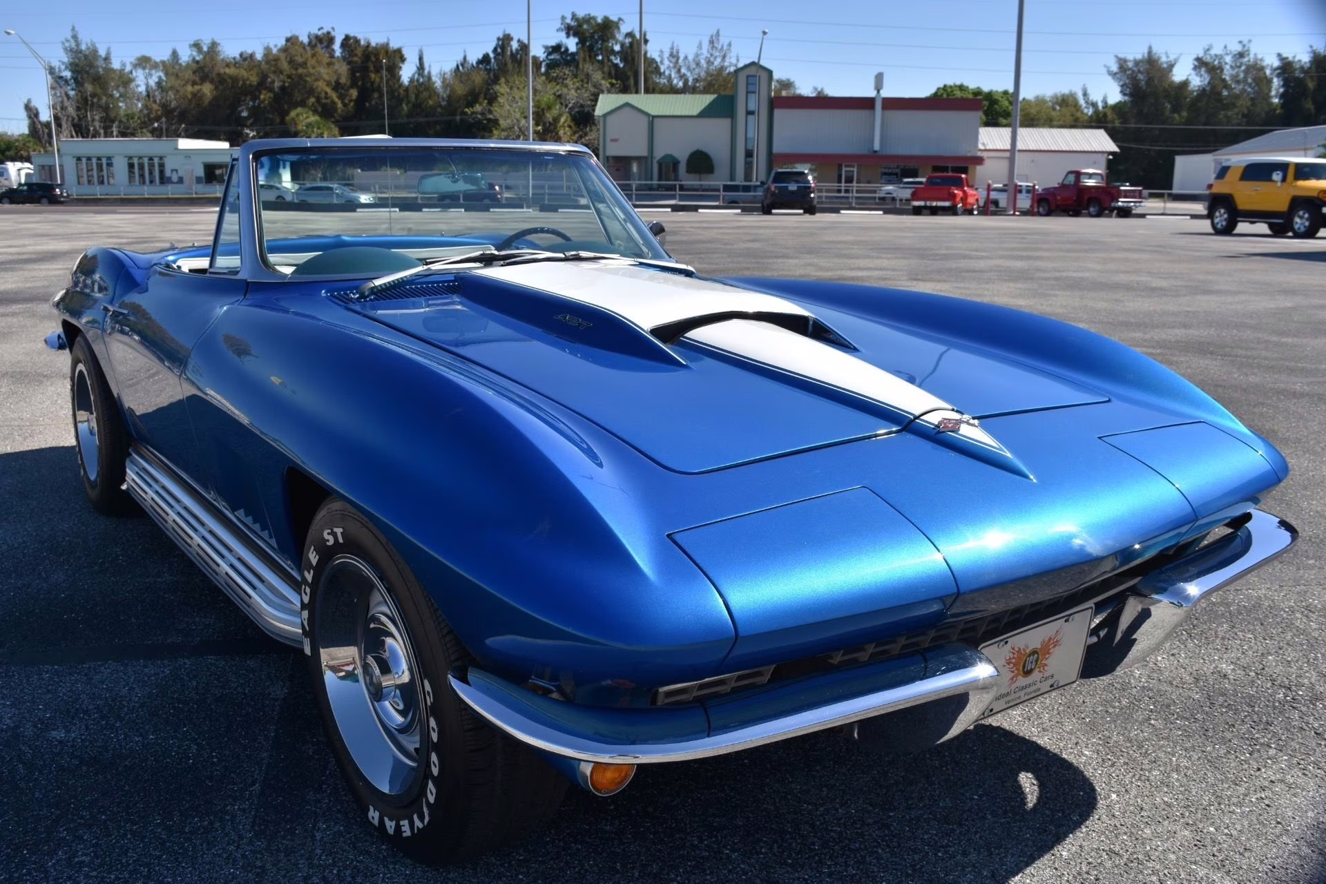 1967 Blue Chevrolet Corvette Convertible