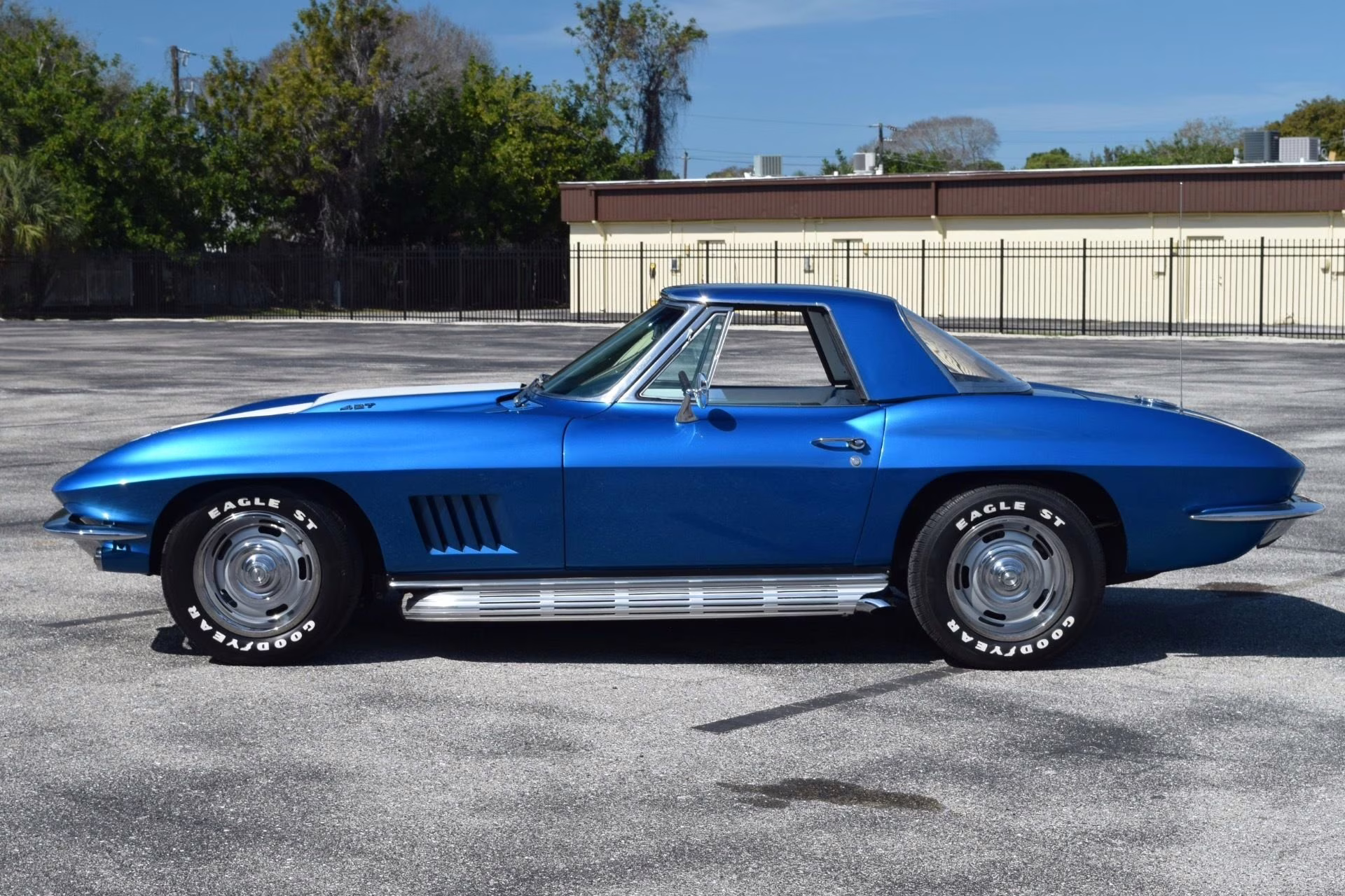 1967 Blue Chevrolet Corvette Convertible