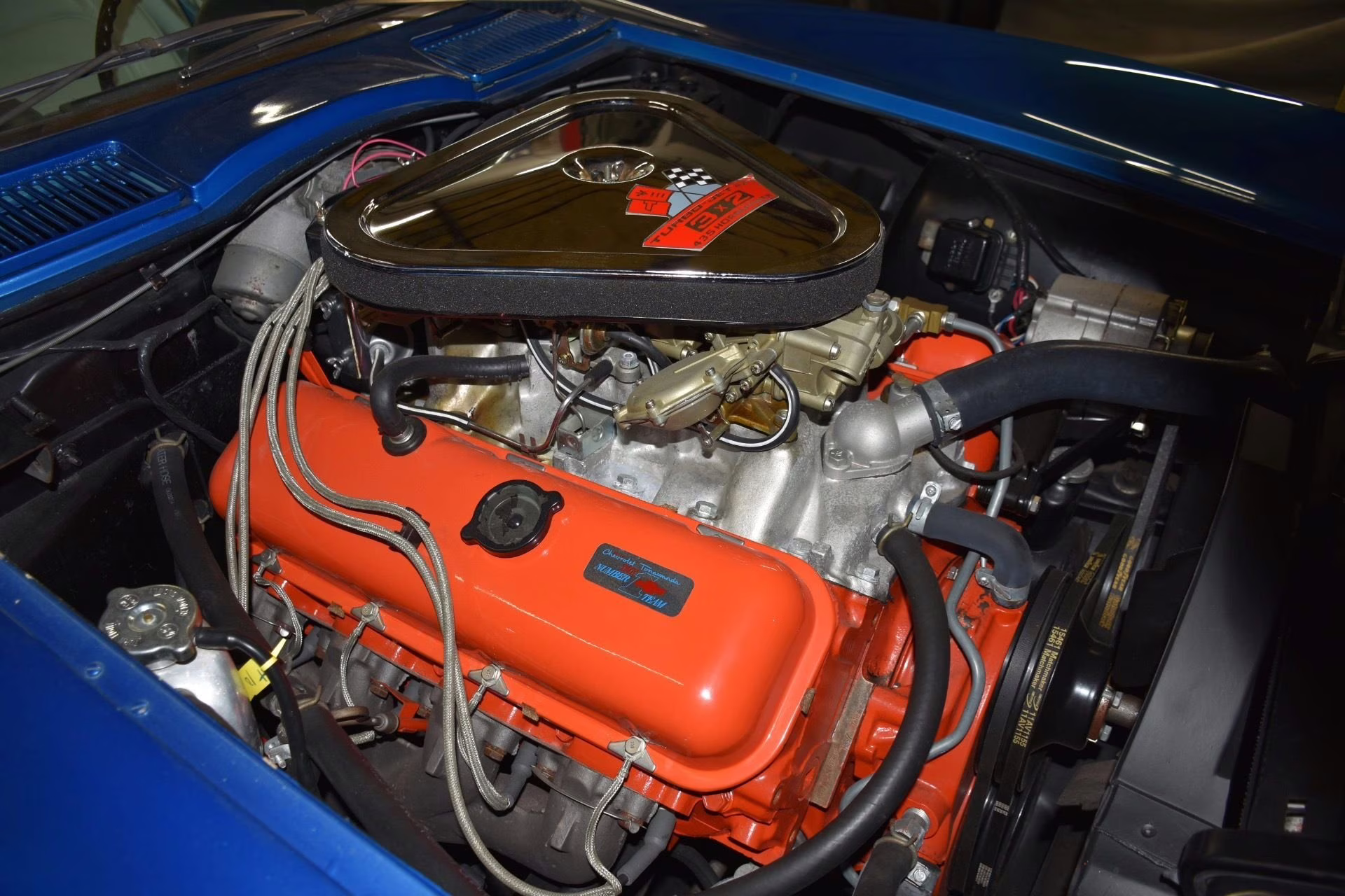 1967 Blue Chevrolet Corvette Convertible