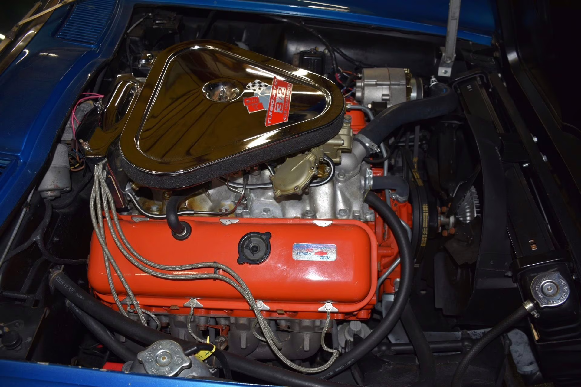 1967 Blue Chevrolet Corvette Convertible