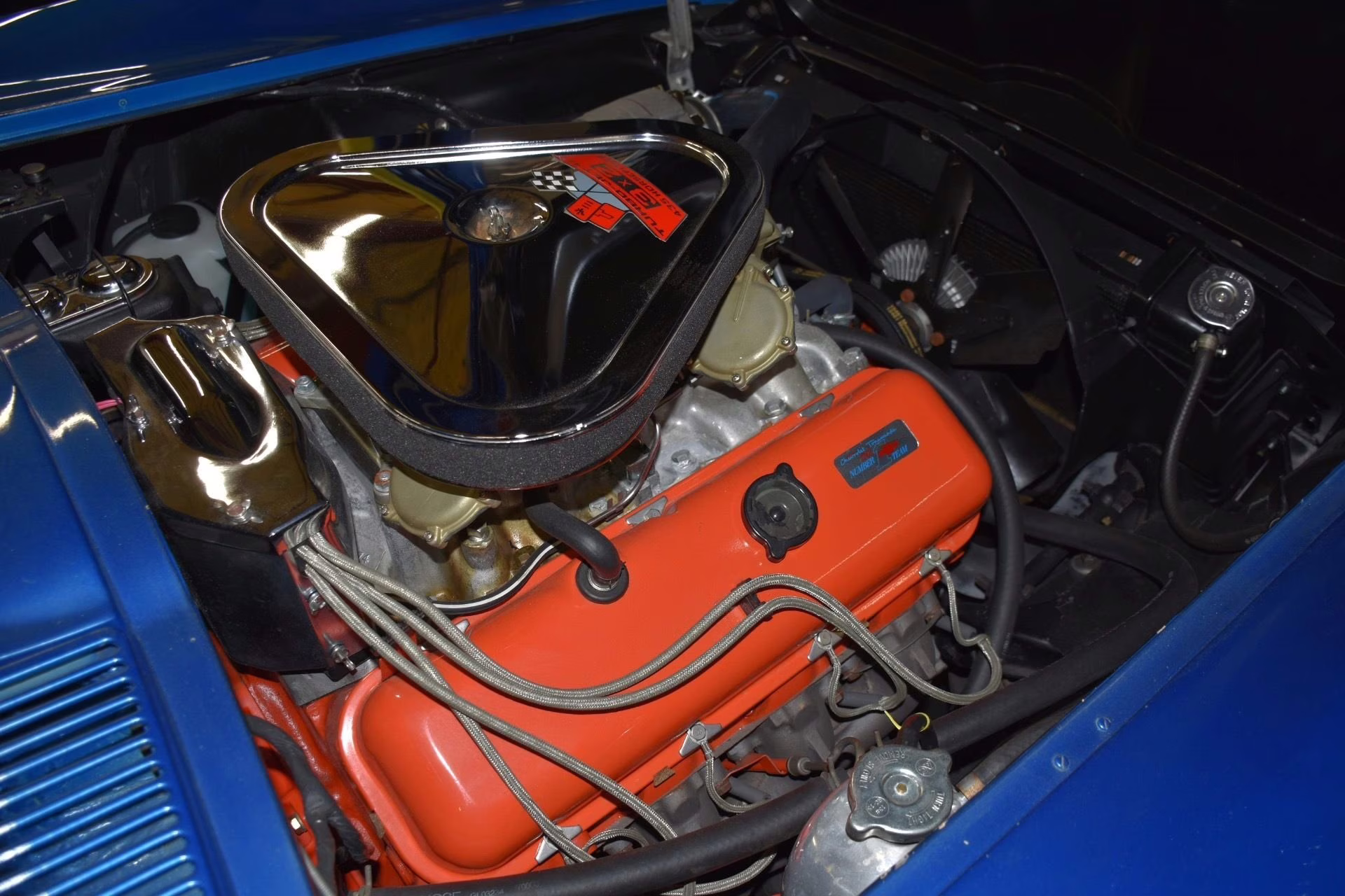 1967 Blue Chevrolet Corvette Convertible