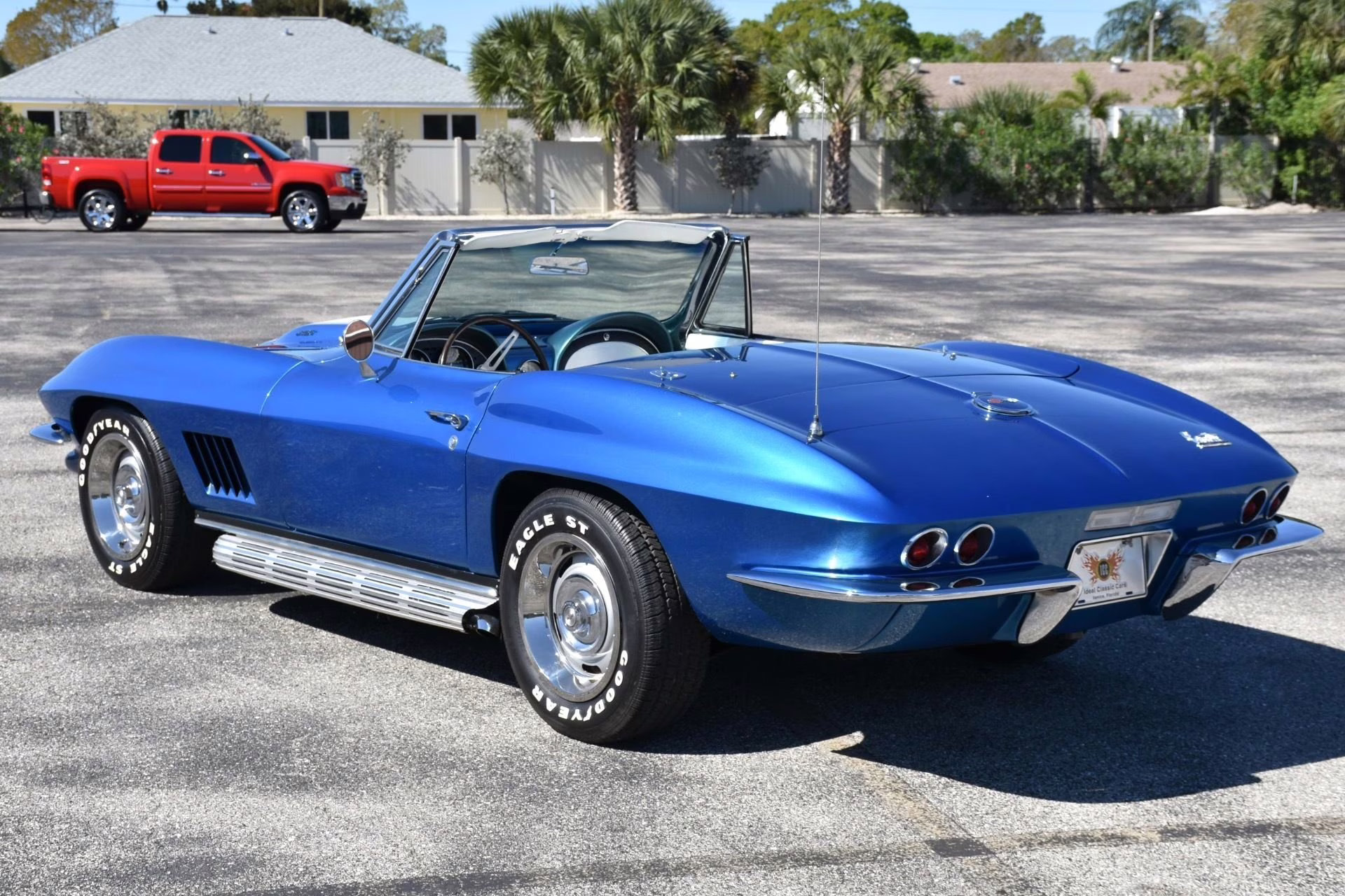 1967 Blue Chevrolet Corvette Convertible