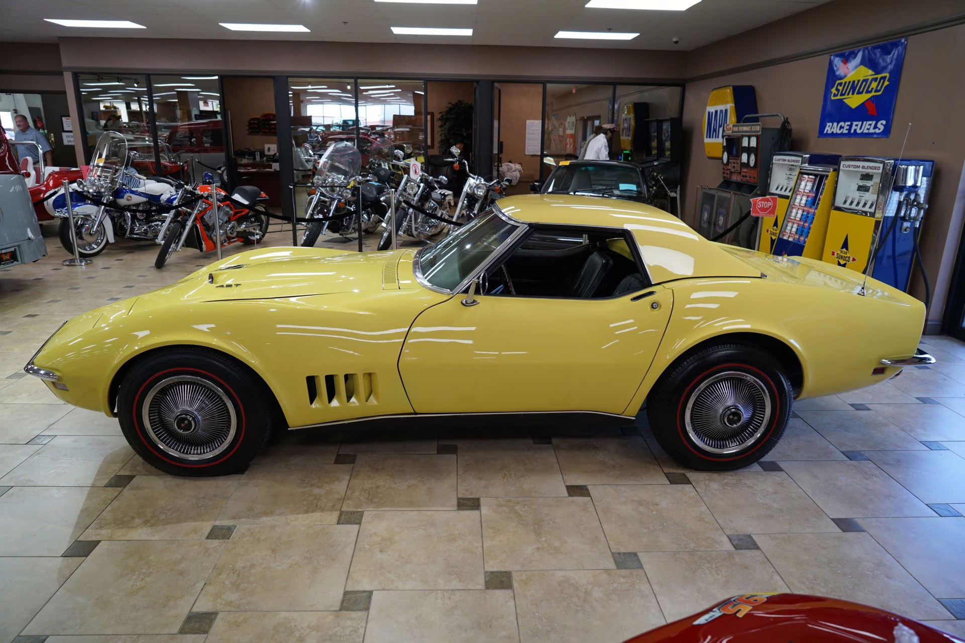 1968 Safari Yellow Chevrolet Corvette