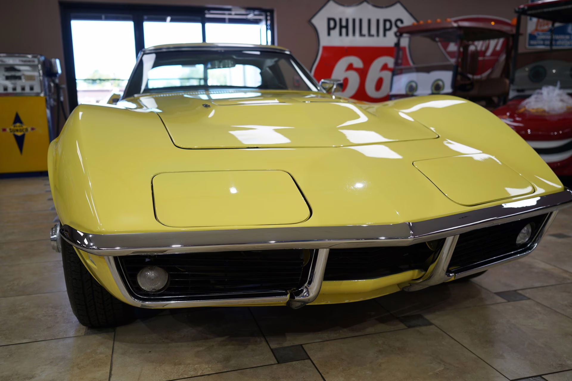 1968 Safari Yellow Chevrolet Corvette