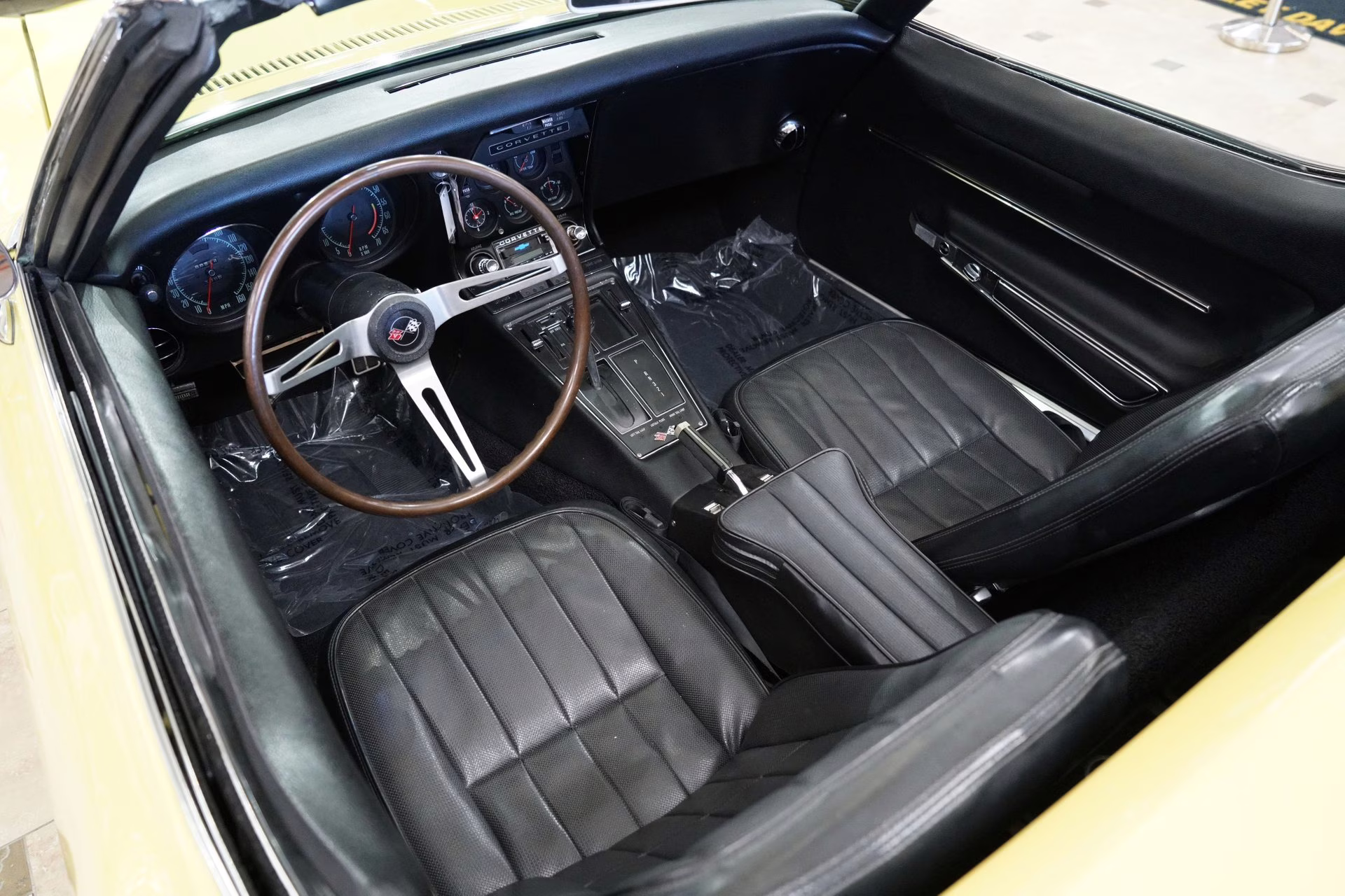 1968 Safari Yellow Chevrolet Corvette