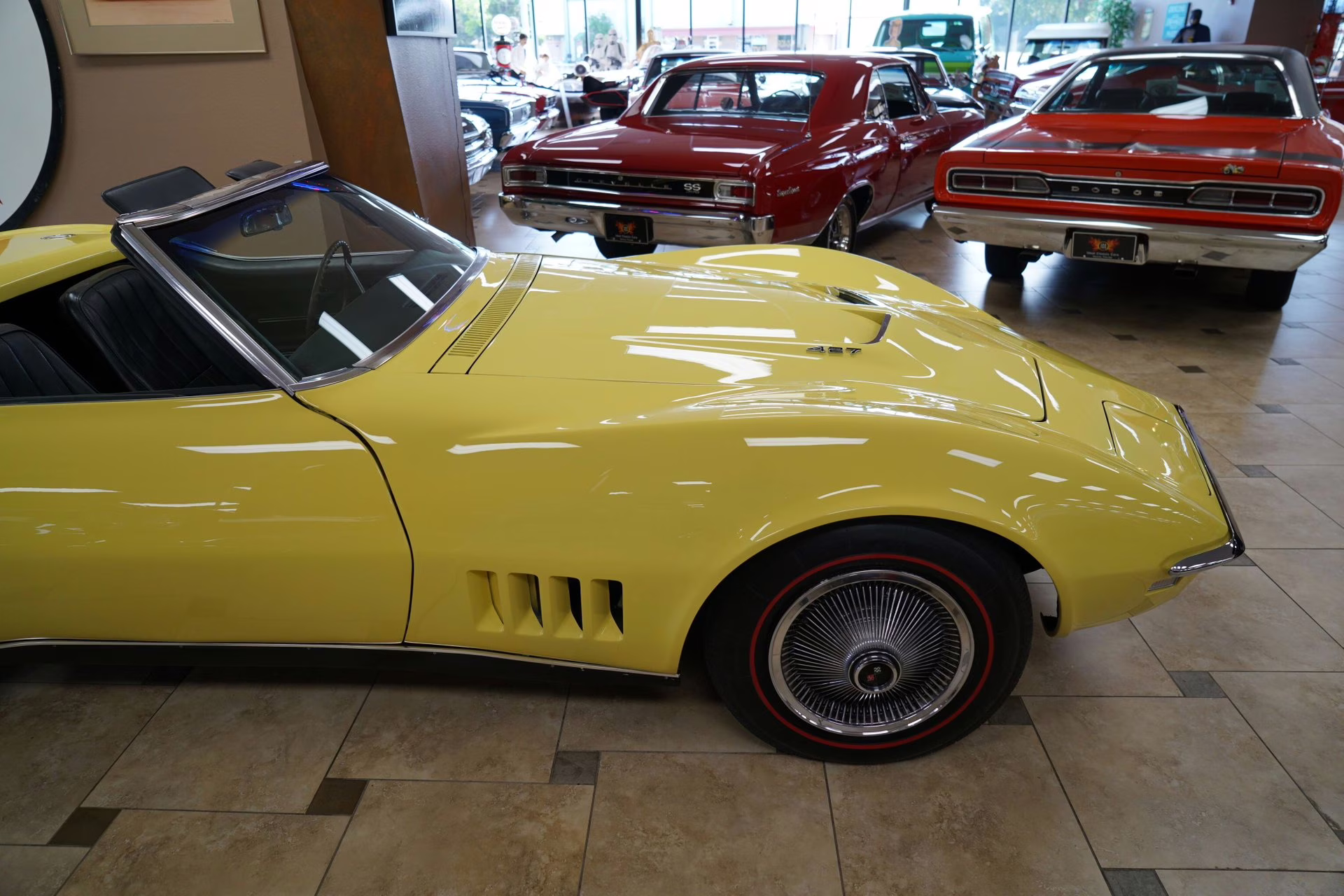 1968 Safari Yellow Chevrolet Corvette