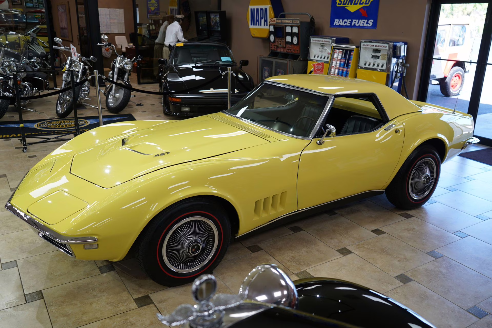 1968 Safari Yellow Chevrolet Corvette