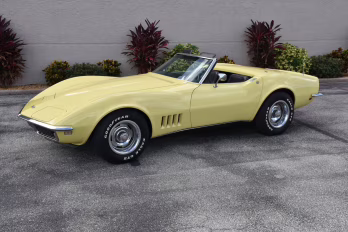 1968 Safari Yellow Chevrolet Corvette