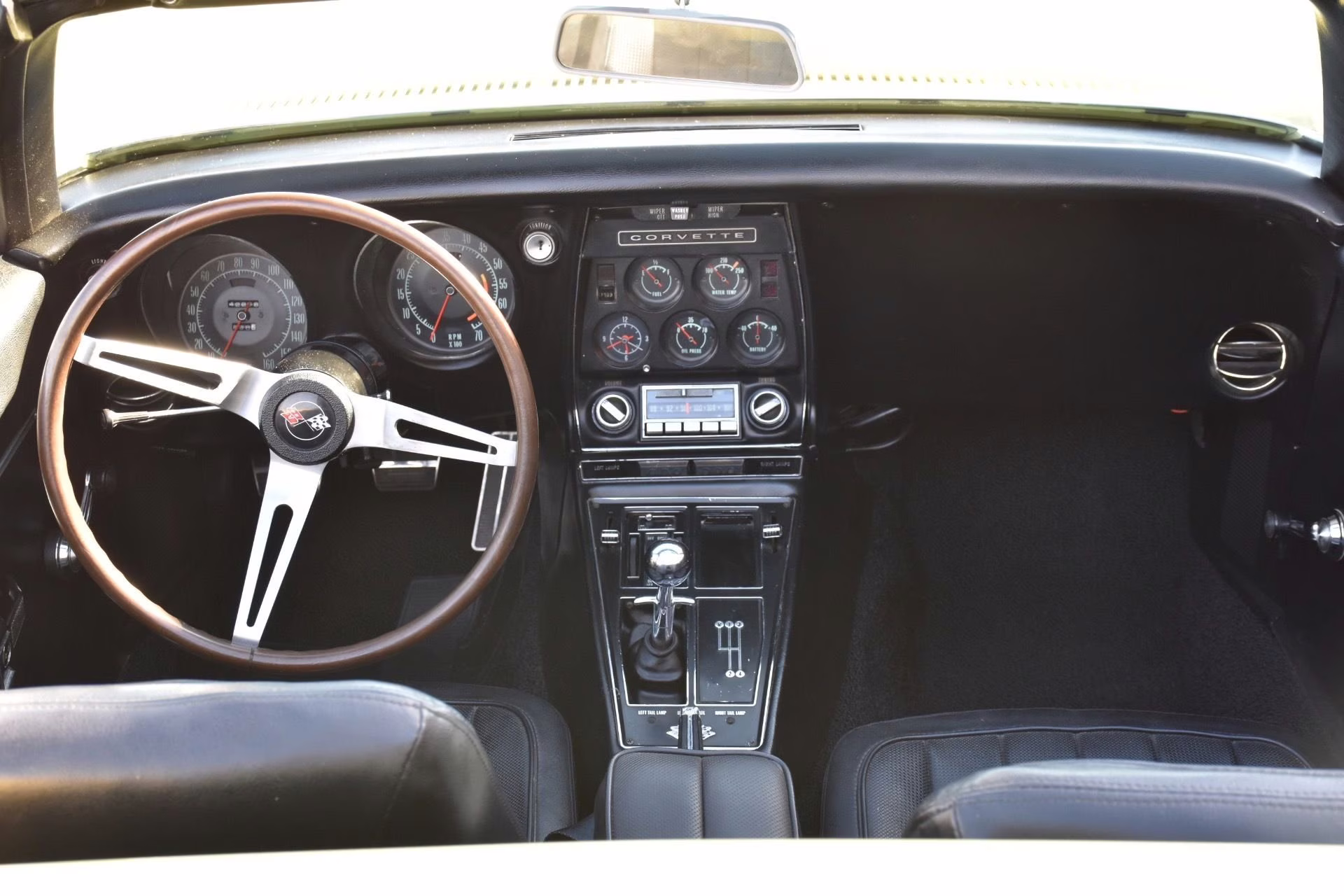 1968 Safari Yellow Chevrolet Corvette
