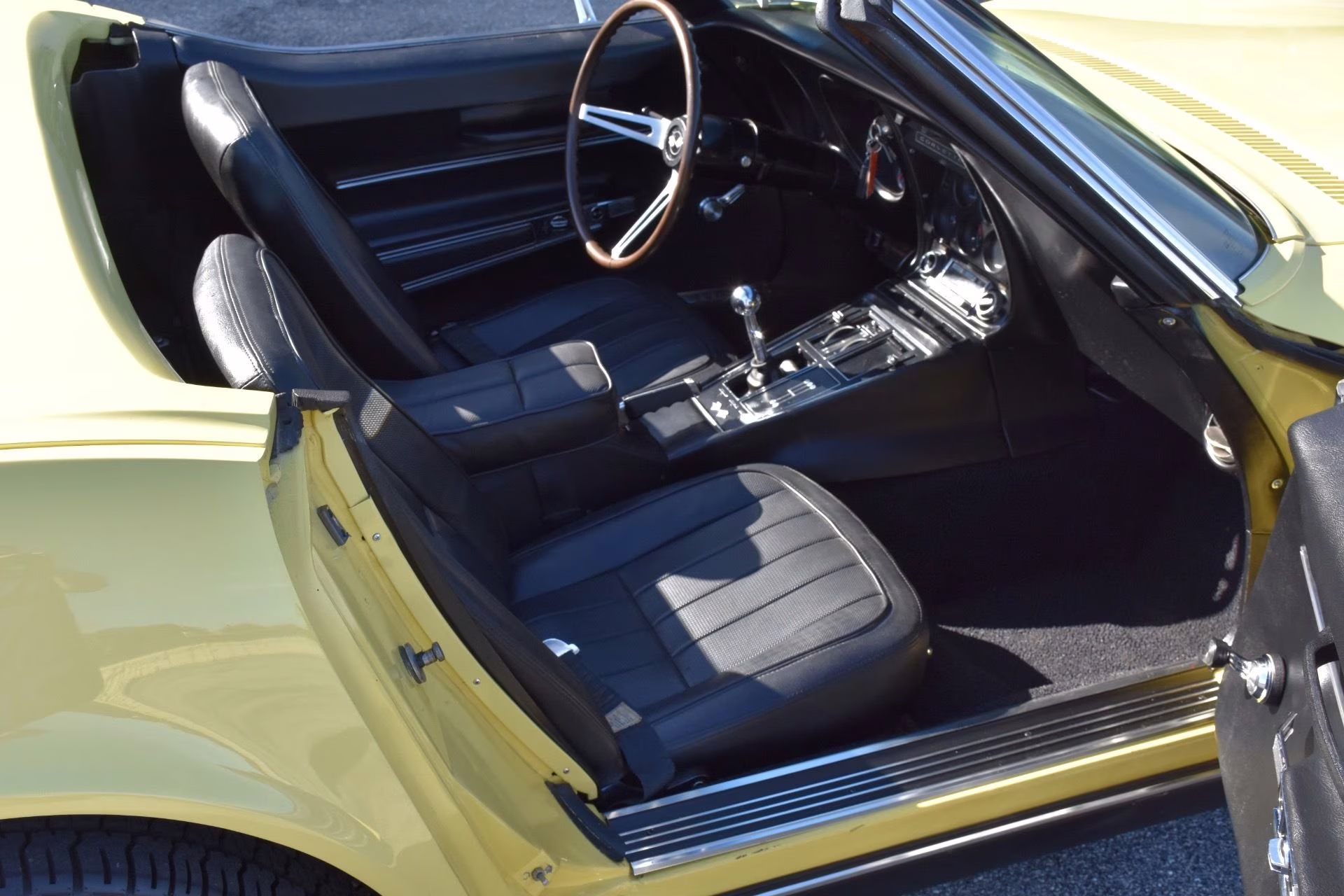 1968 Safari Yellow Chevrolet Corvette