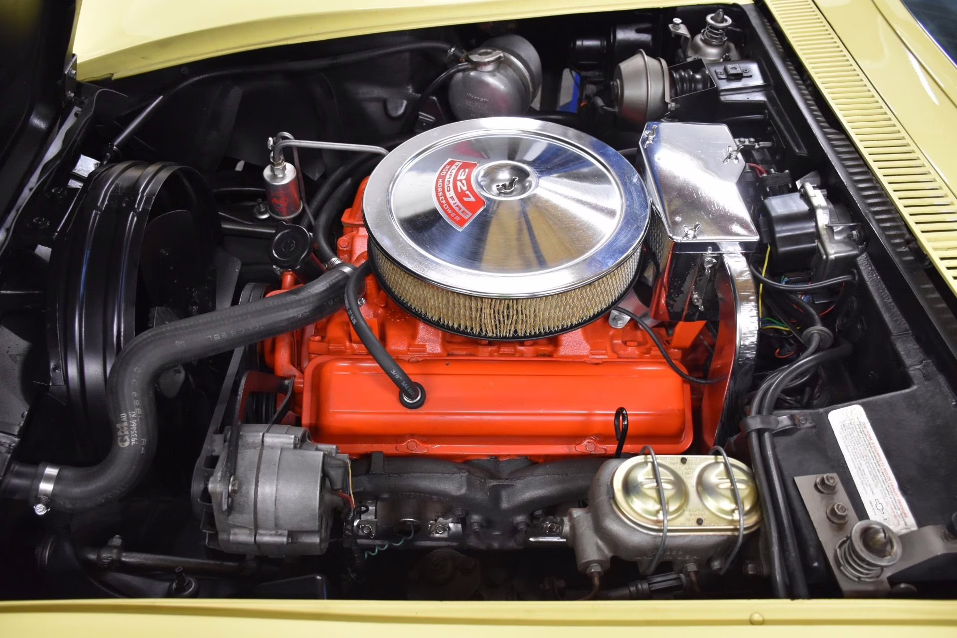 1968 Safari Yellow Chevrolet Corvette