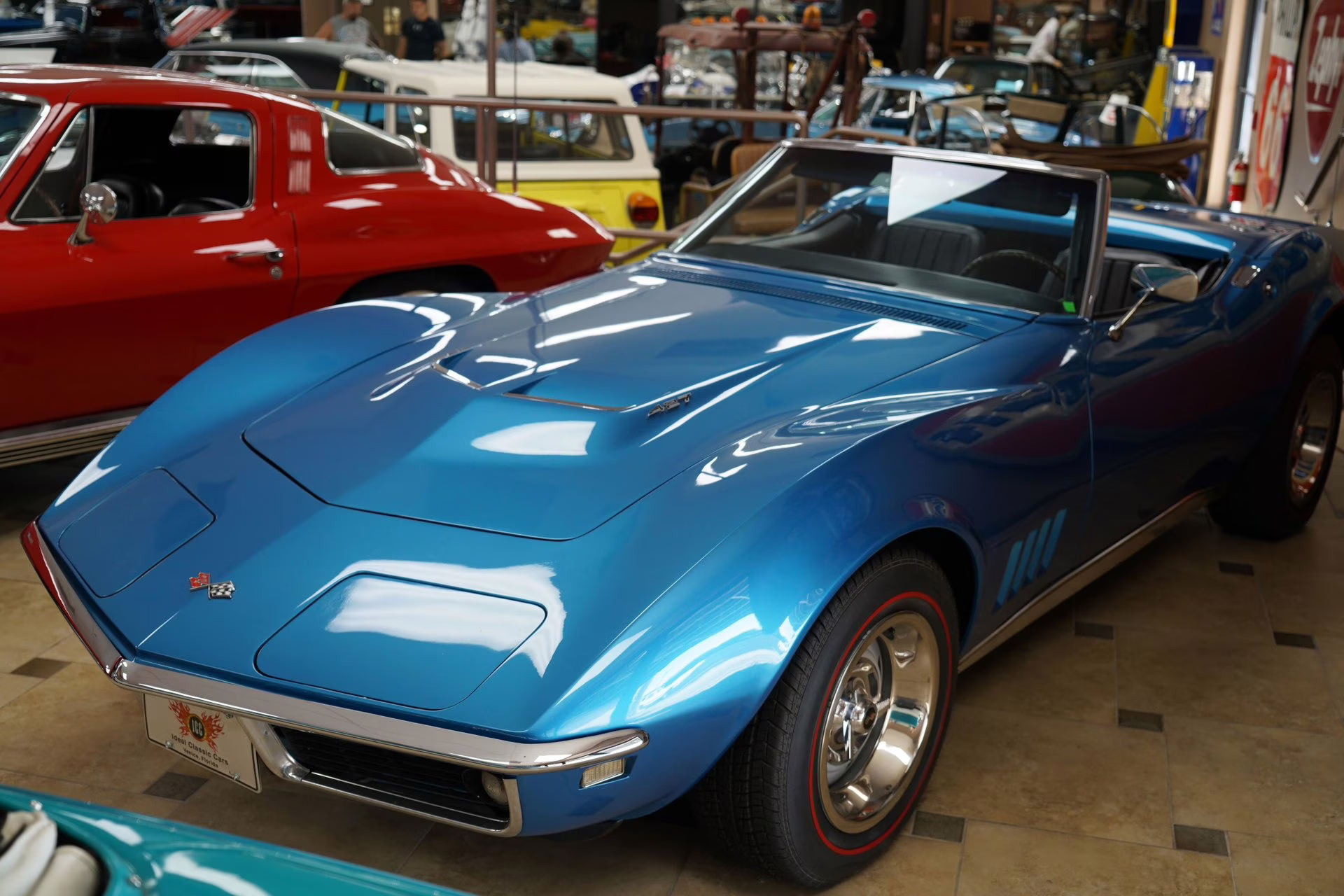 1968 LeMans Blue Chevrolet Corvette